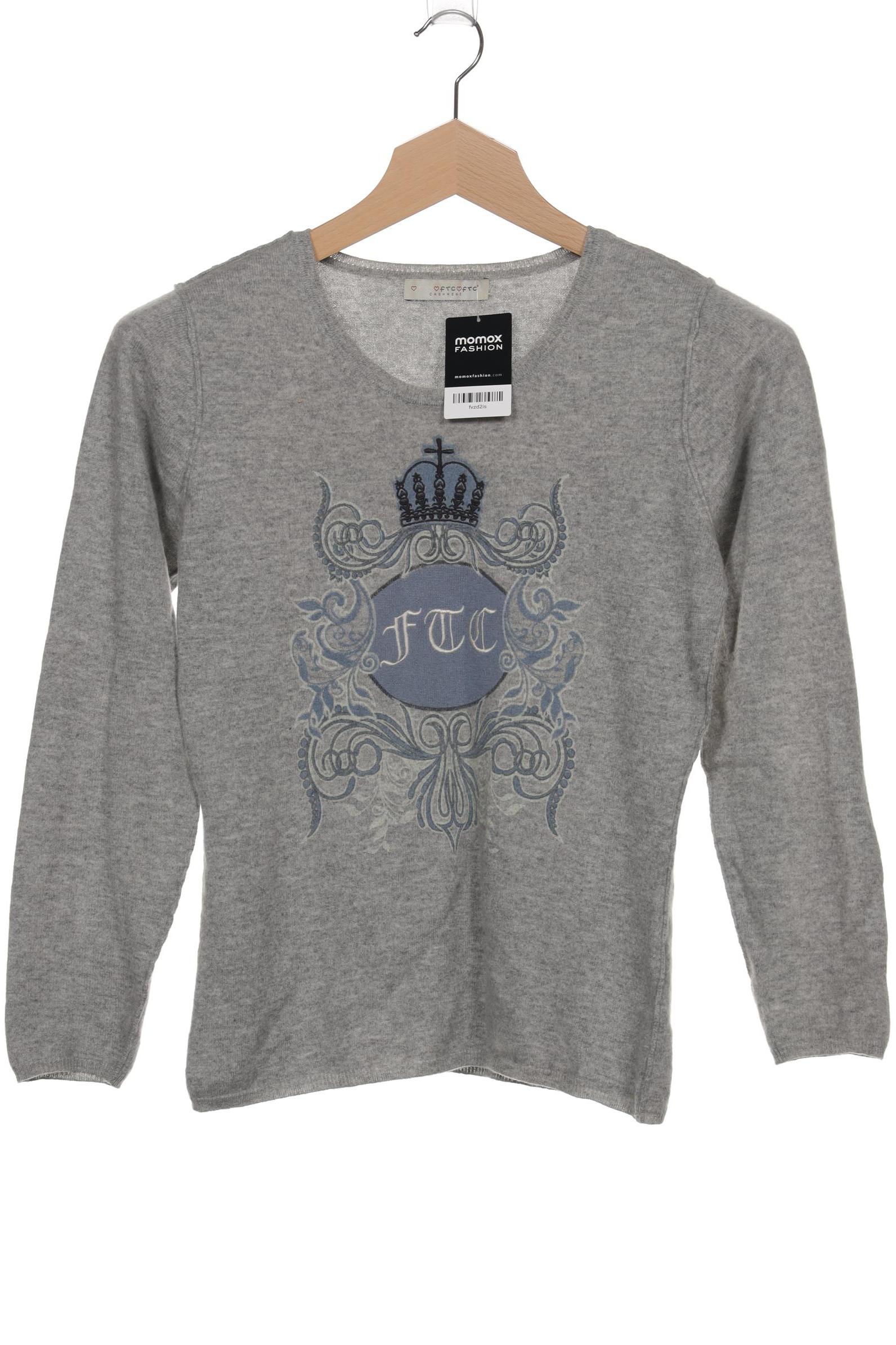 

FTC Cashmere Damen Pullover, grau, Gr. 44