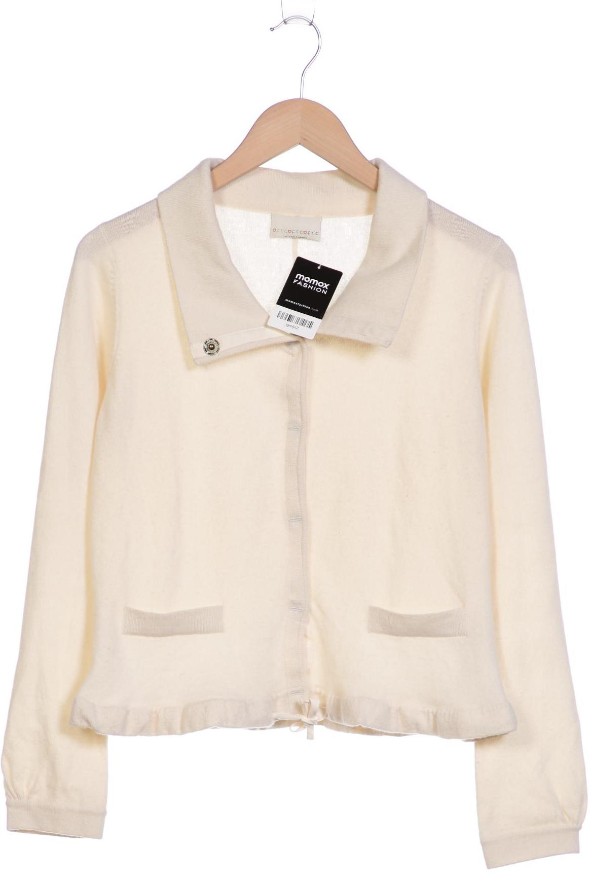 

FTC Cashmere Damen Strickjacke, cremeweiß, Gr. 42