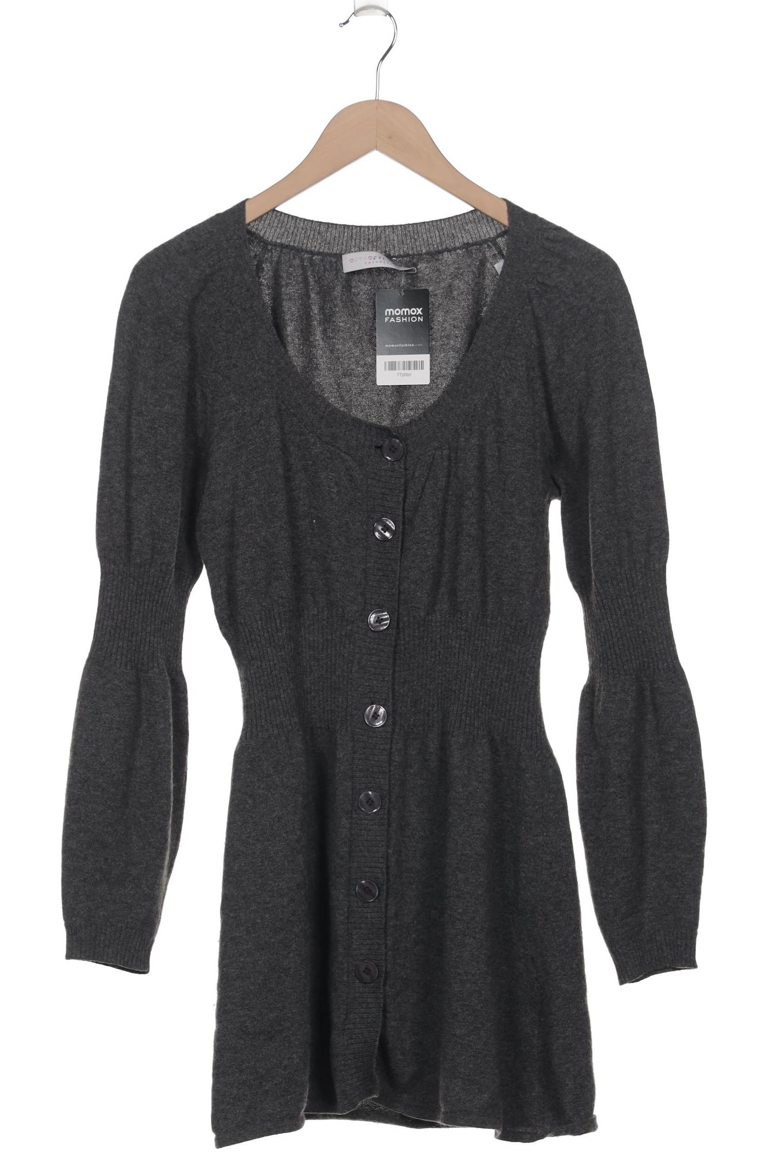 

FTC Cashmere Damen Strickjacke, grau, Gr. 42