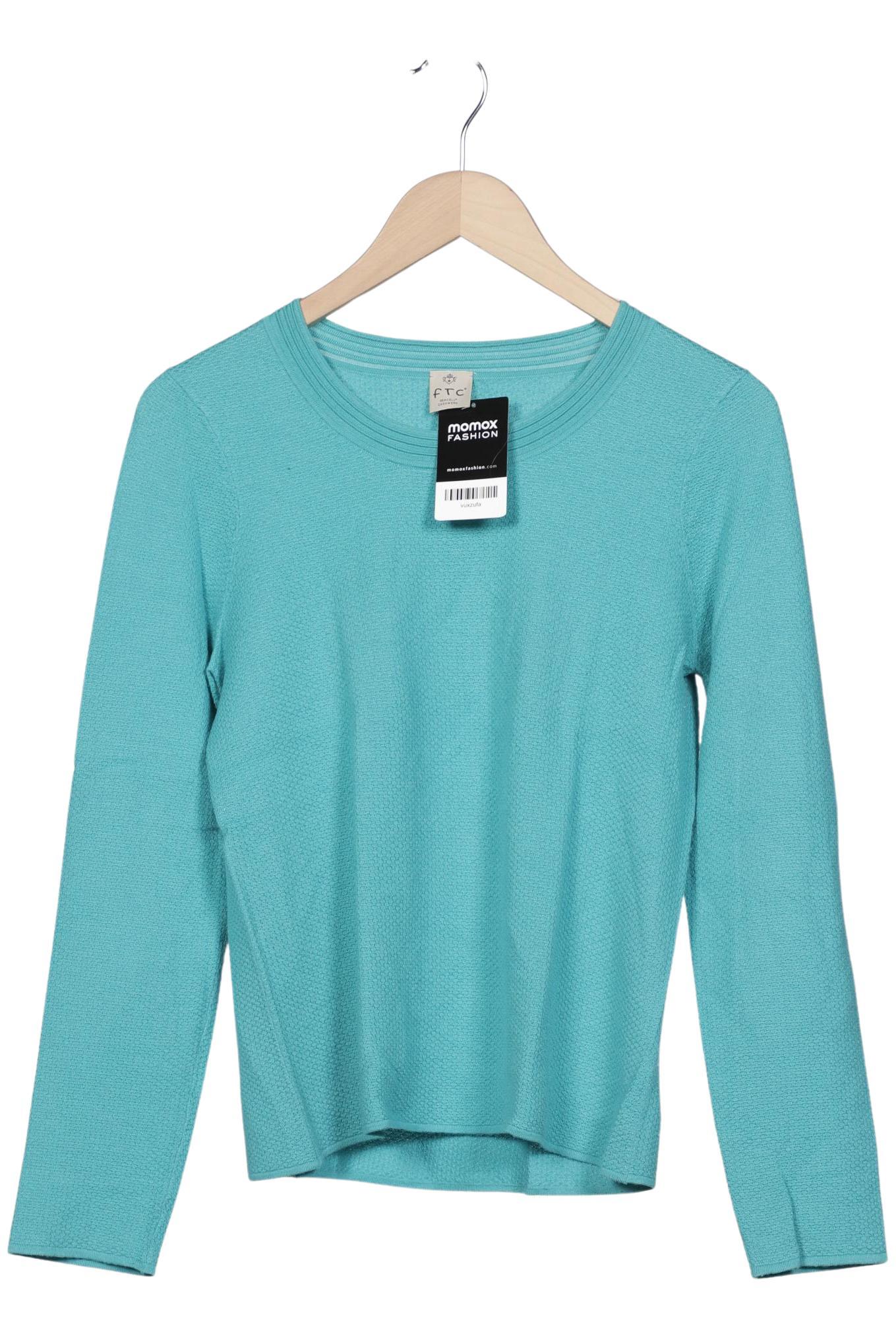 

FTC Cashmere Damen Pullover, türkis, Gr. 38