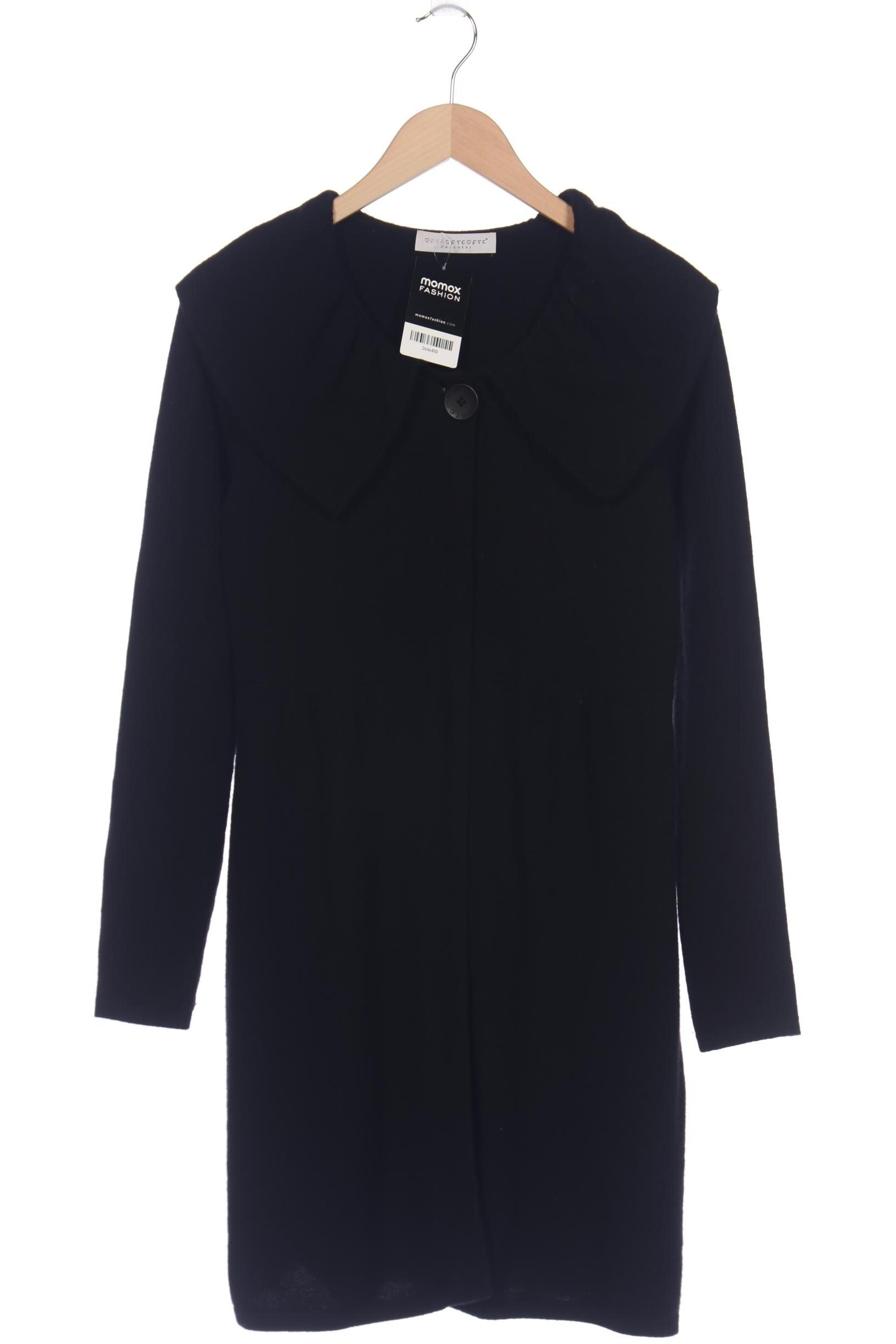 

FTC Cashmere Damen Strickjacke, schwarz, Gr. 38