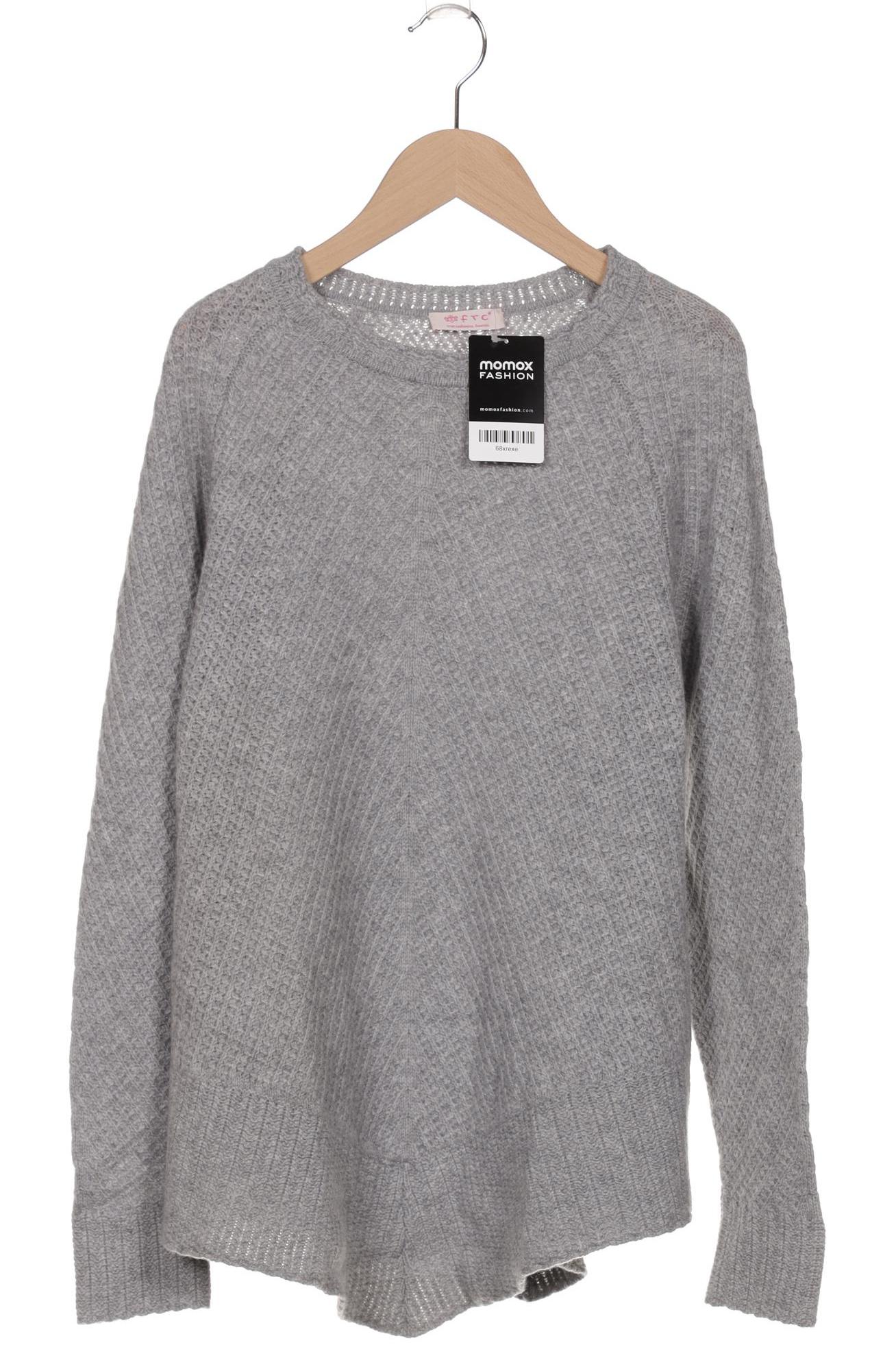 

FTC Cashmere Damen Pullover, grau, Gr. 34