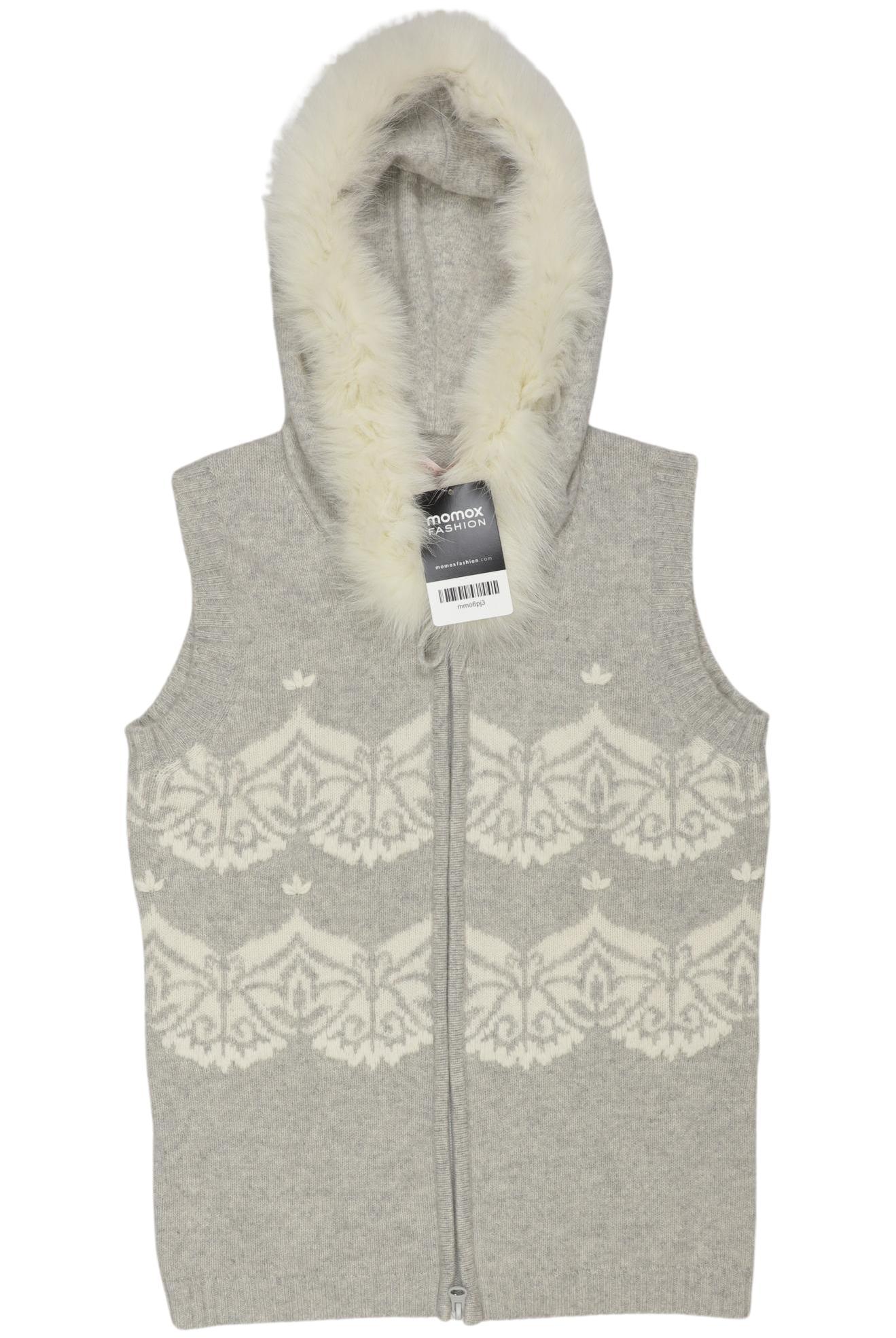 

FTC Cashmere Damen Strickjacke, grau, Gr. 36