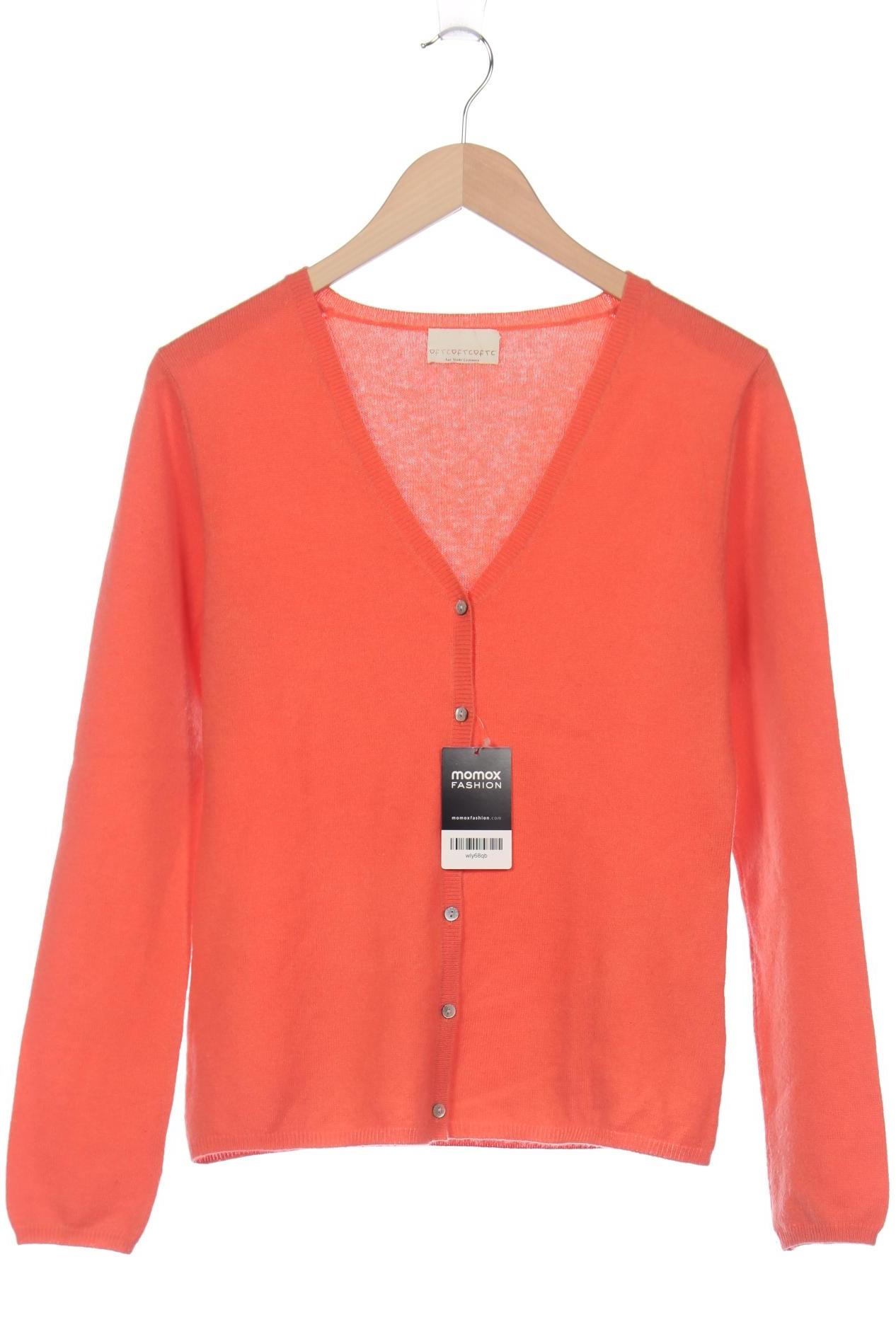 

FTC Cashmere Damen Strickjacke, orange, Gr. 38