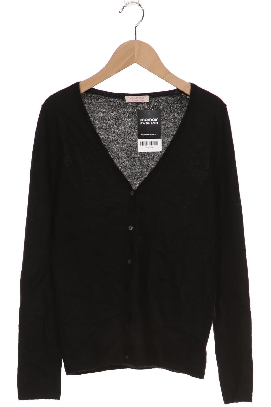 

FTC Cashmere Damen Strickjacke, schwarz