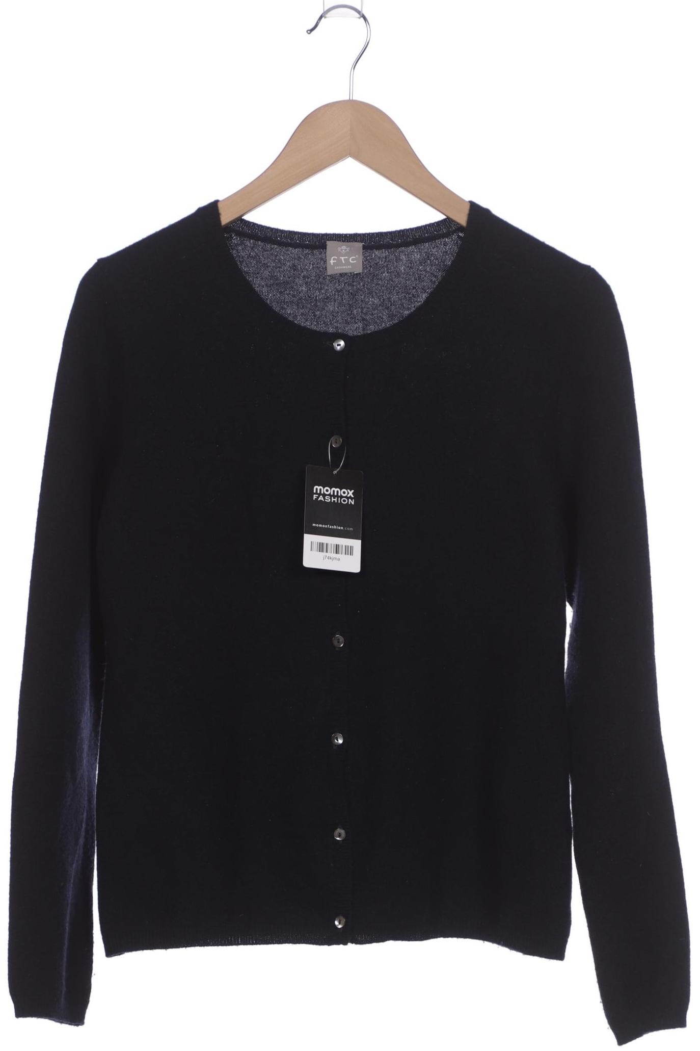

FTC Cashmere Damen Strickjacke, marineblau, Gr. 44
