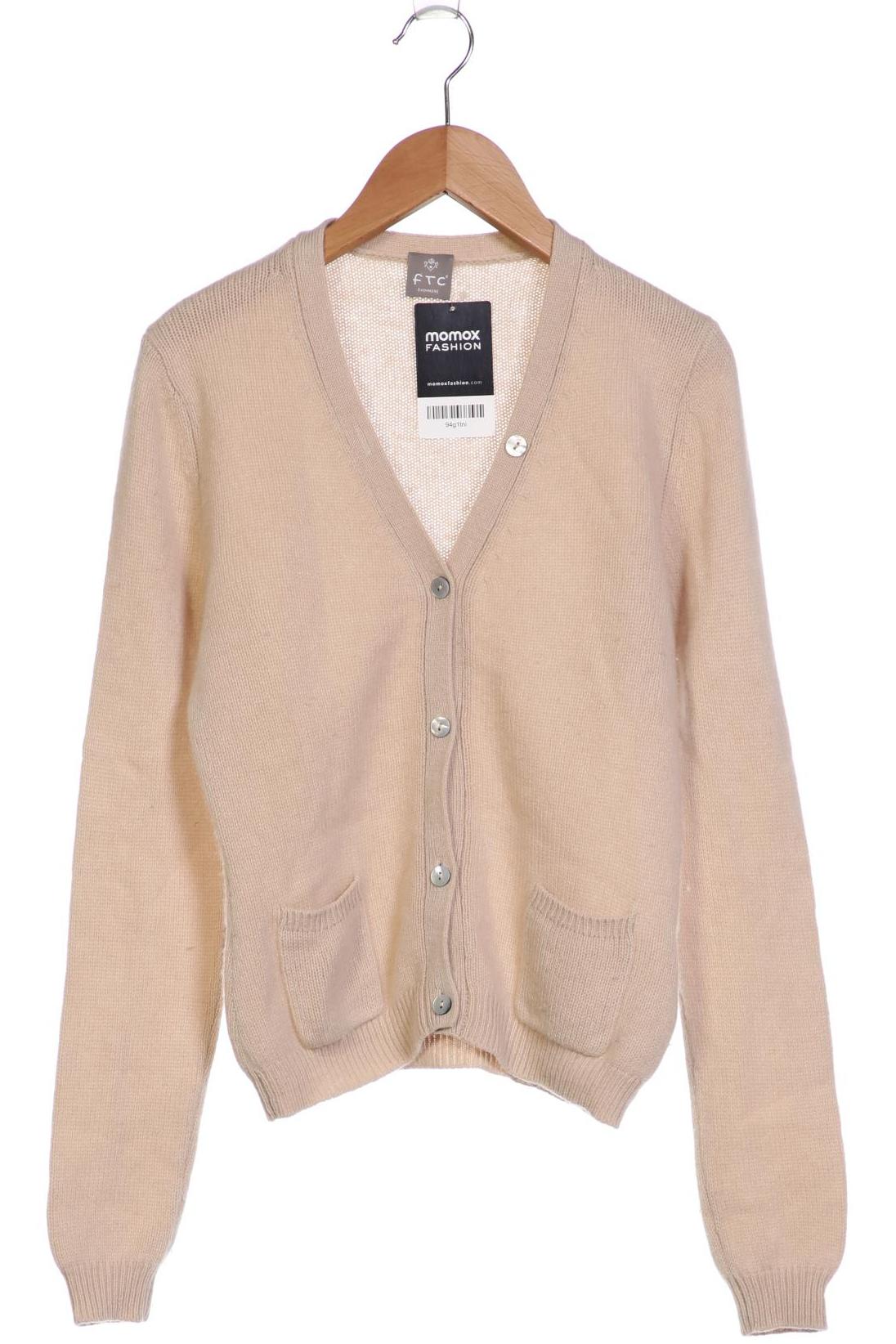

FTC Cashmere Damen Strickjacke, beige, Gr. 36