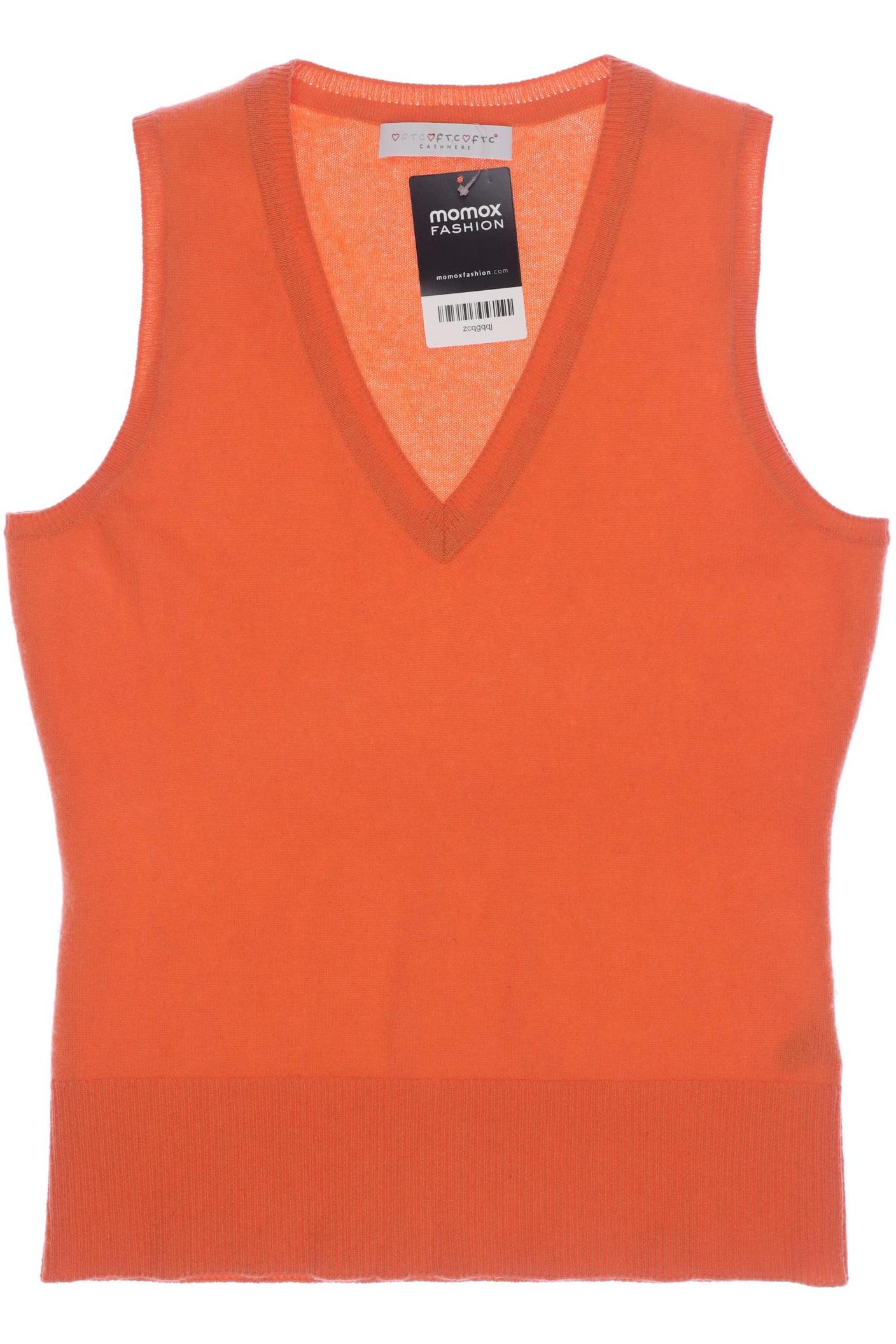 

FTC Cashmere Damen Pullover, orange, Gr. 38