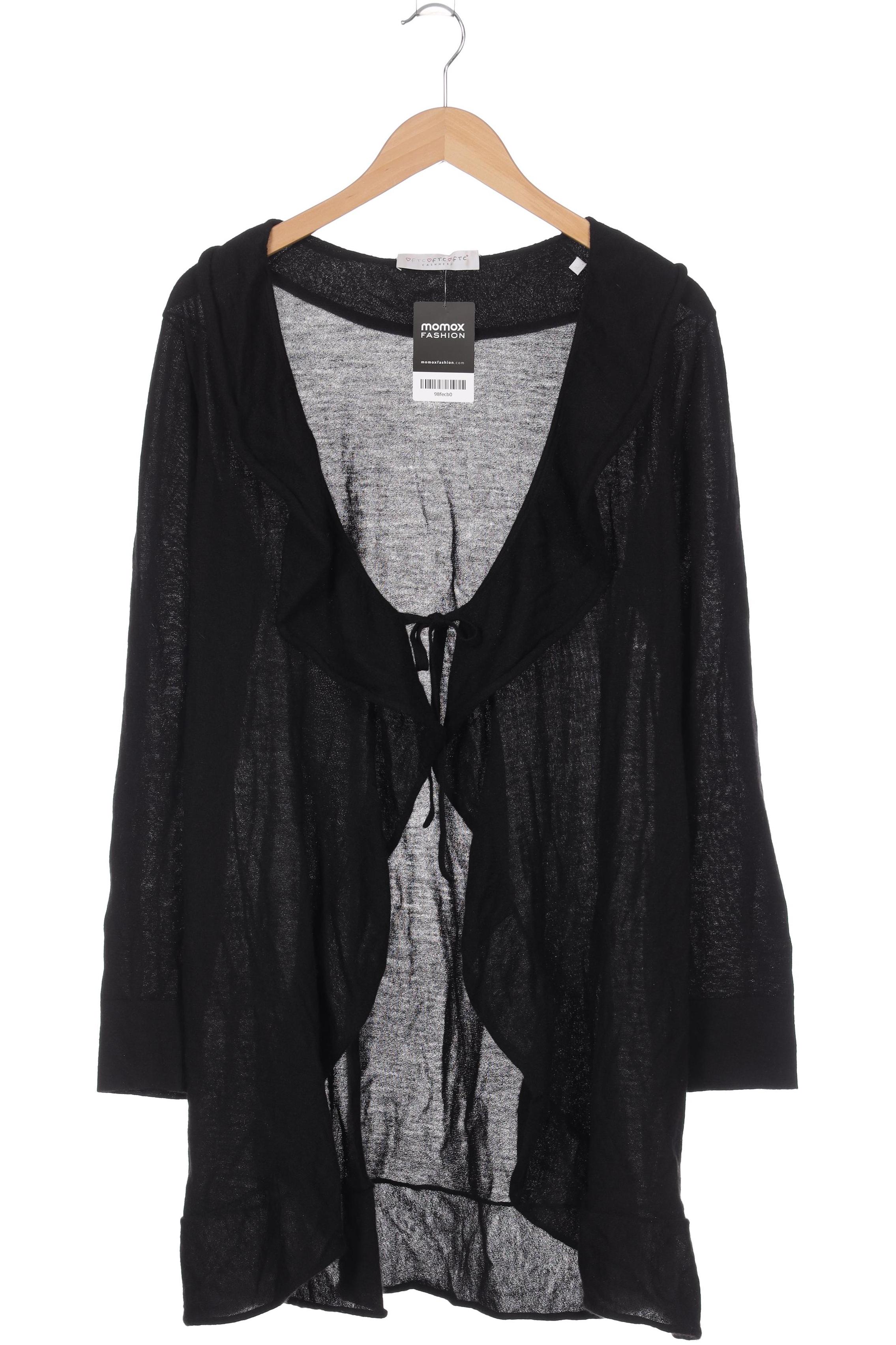 

FTC Cashmere Damen Strickjacke, schwarz, Gr.