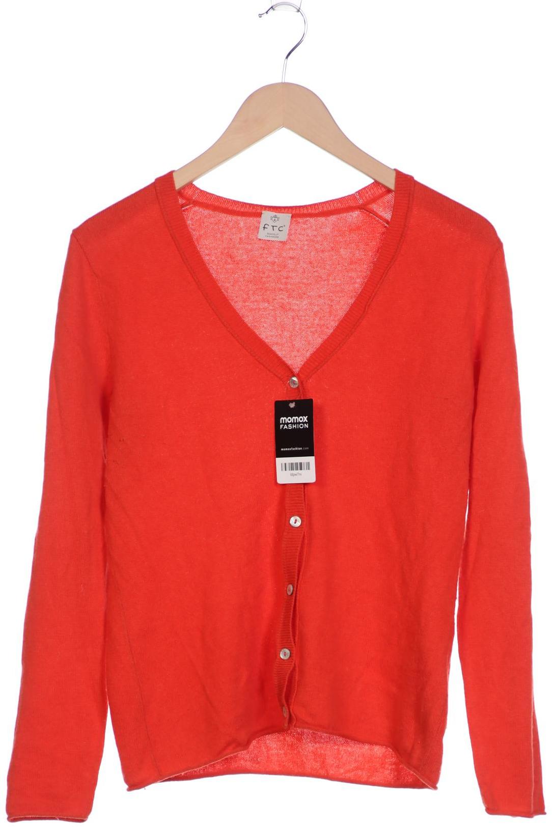 

FTC Cashmere Damen Strickjacke, rot, Gr. 42