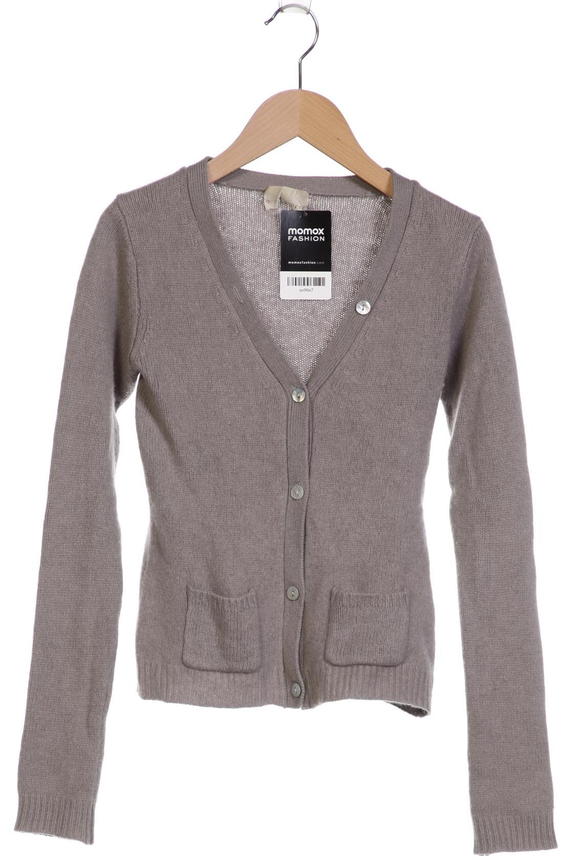 

FTC Cashmere Damen Strickjacke, grau, Gr. 38