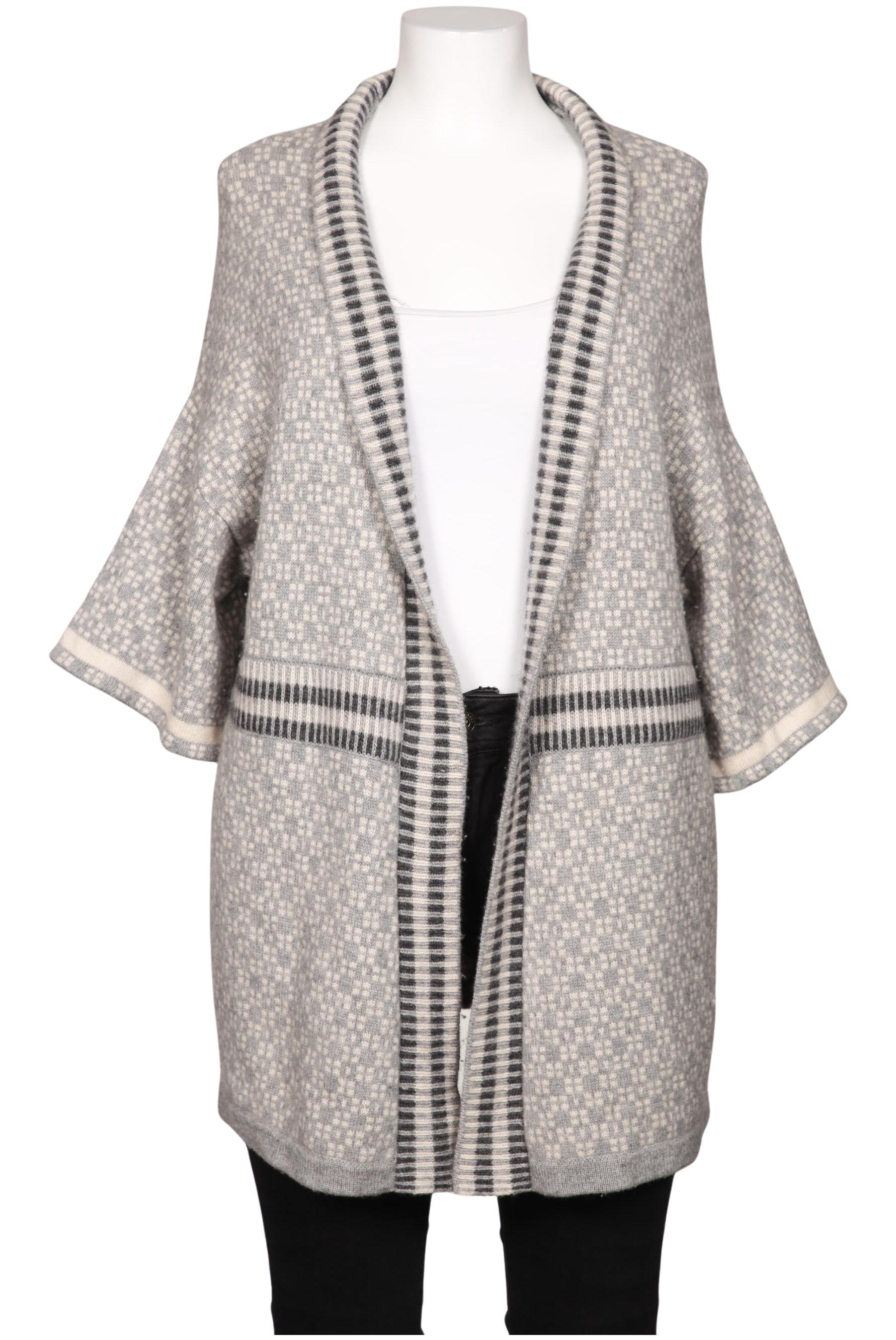 

FTC Cashmere Damen Strickjacke, grau, Gr. 46