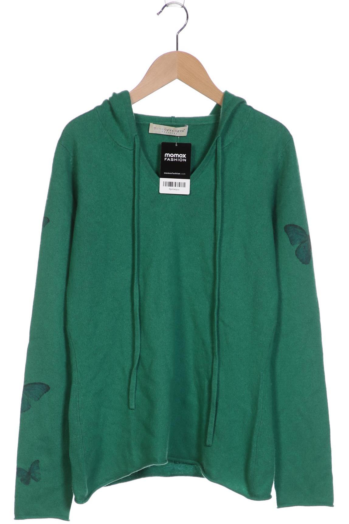 

FTC Cashmere Damen Kapuzenpullover, grün