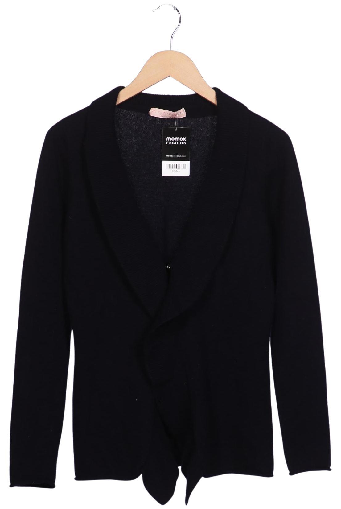 

FTC Cashmere Damen Strickjacke, marineblau, Gr. 42