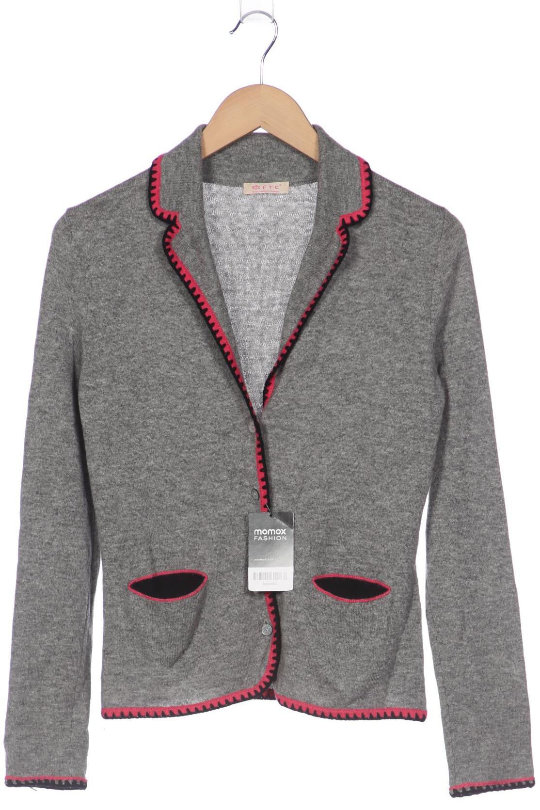 

FTC Cashmere Damen Strickjacke, grau