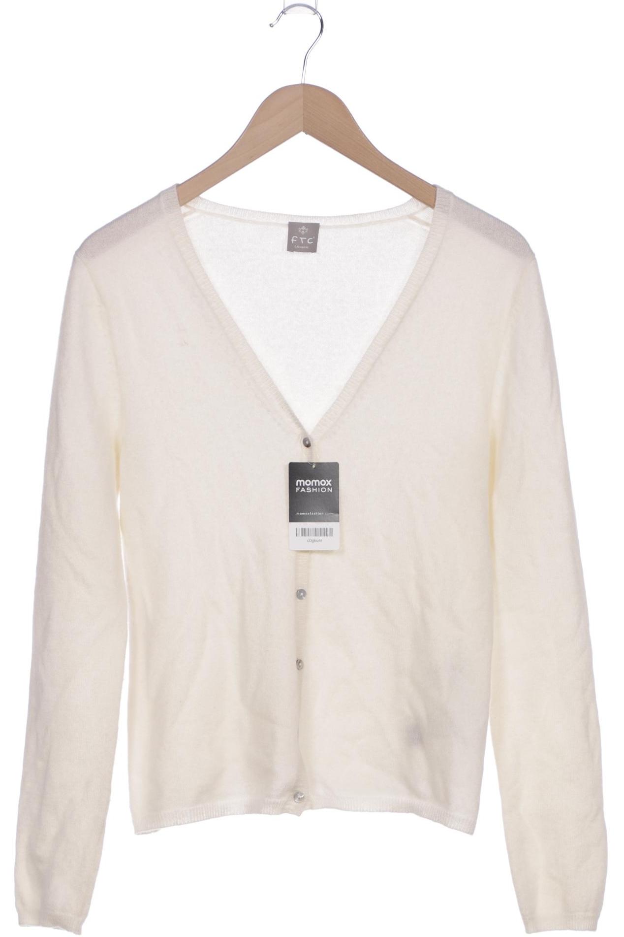 

FTC Cashmere Damen Strickjacke, cremeweiß, Gr. 42