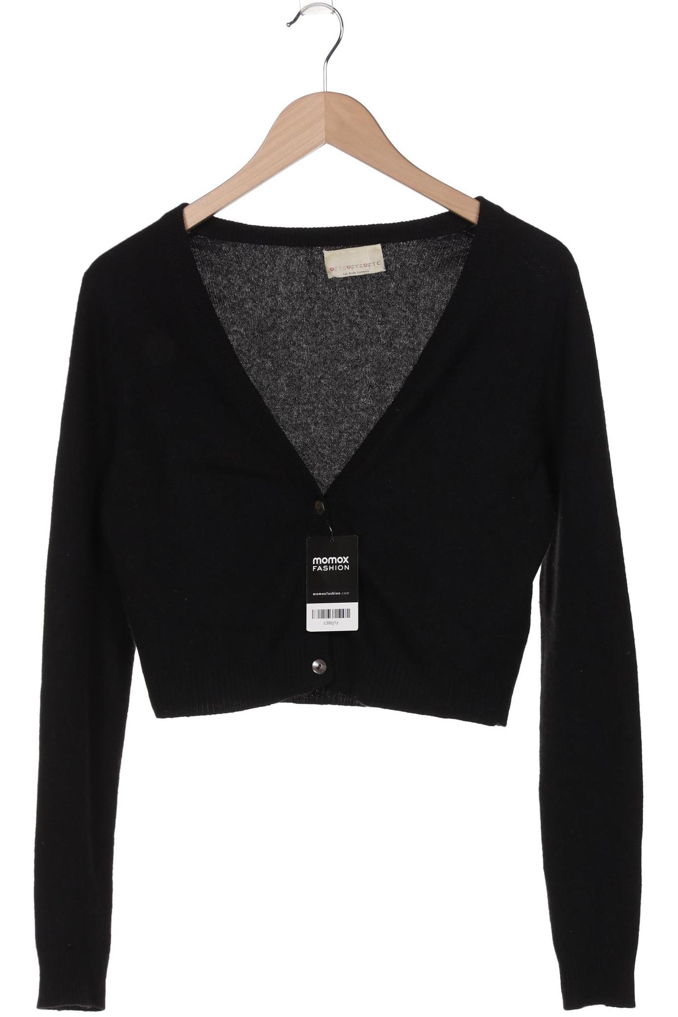 

FTC Cashmere Damen Strickjacke, schwarz