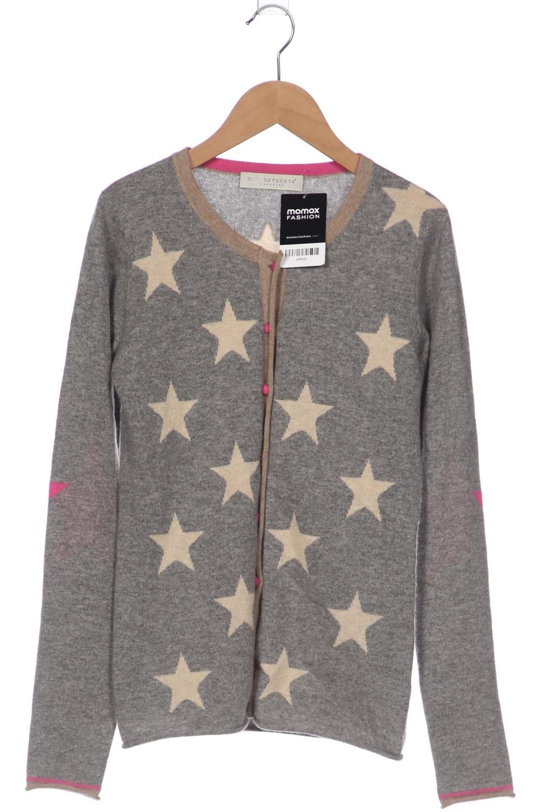 

FTC Cashmere Damen Strickjacke, grau, Gr. 36