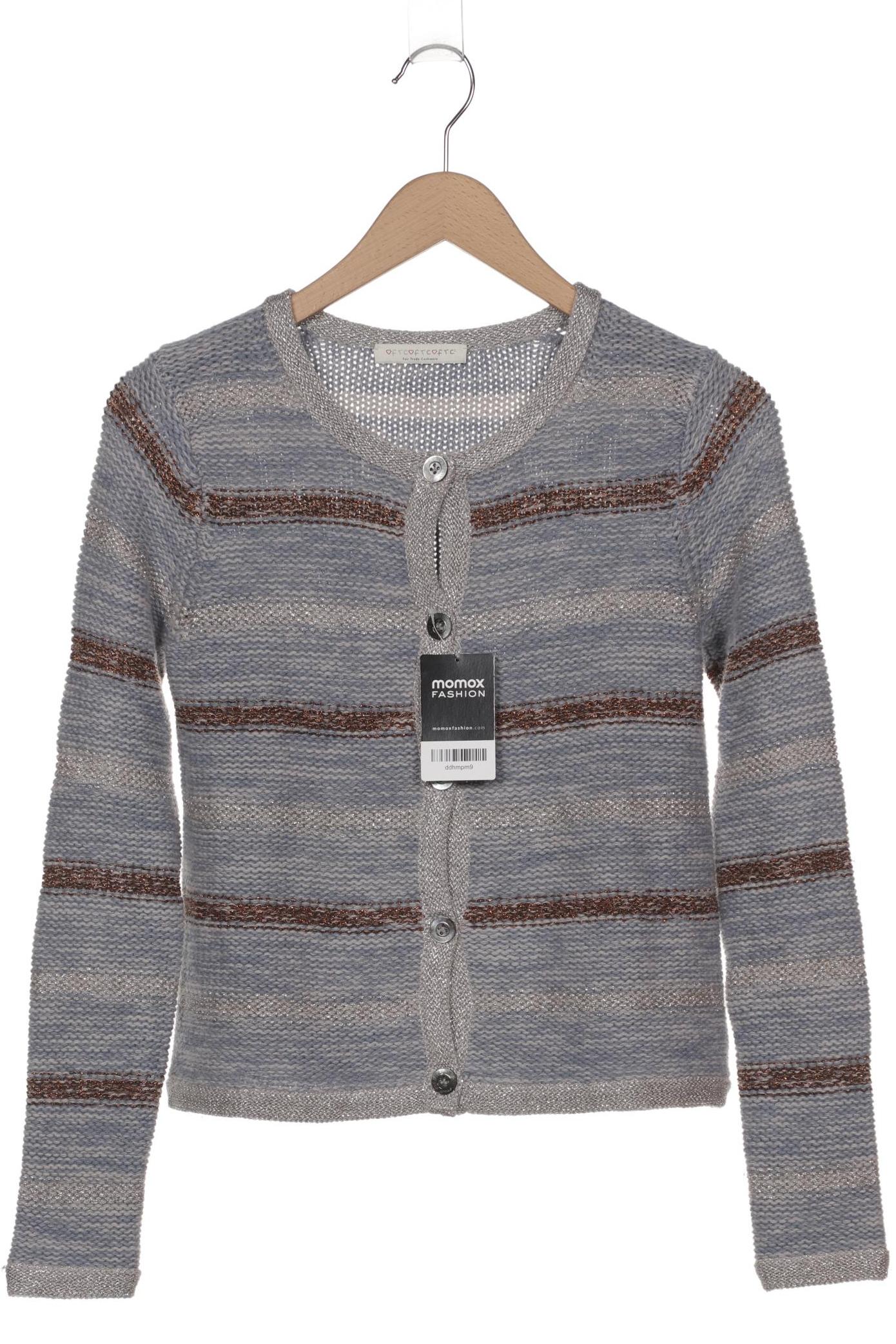 

FTC Cashmere Damen Strickjacke, blau, Gr. 34