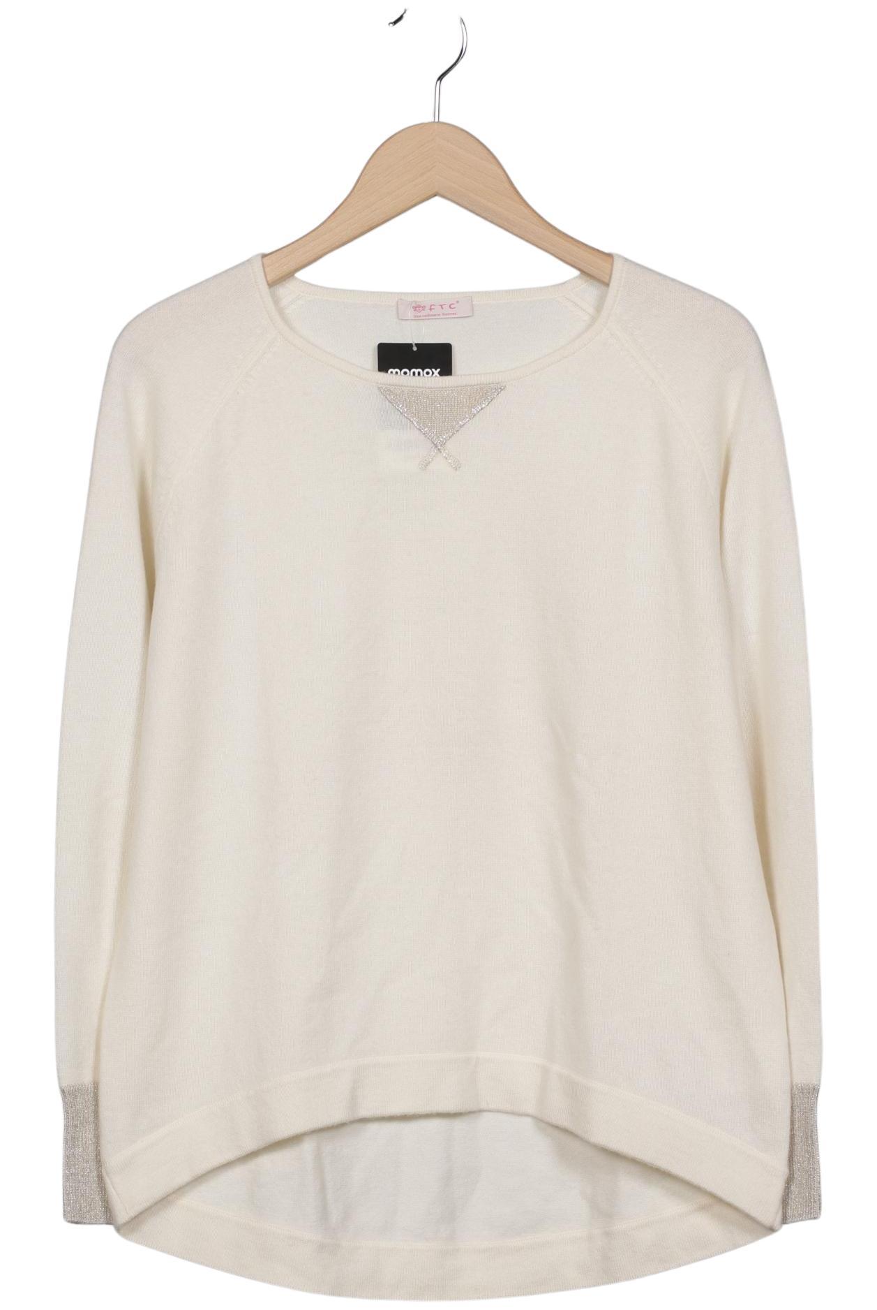 

FTC Cashmere Damen Pullover, cremeweiß, Gr. 36