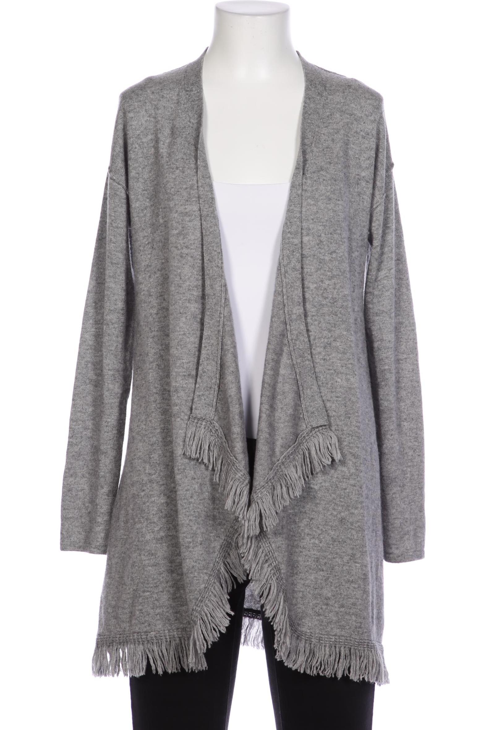 

FTC Cashmere Damen Strickjacke, grau, Gr. 34