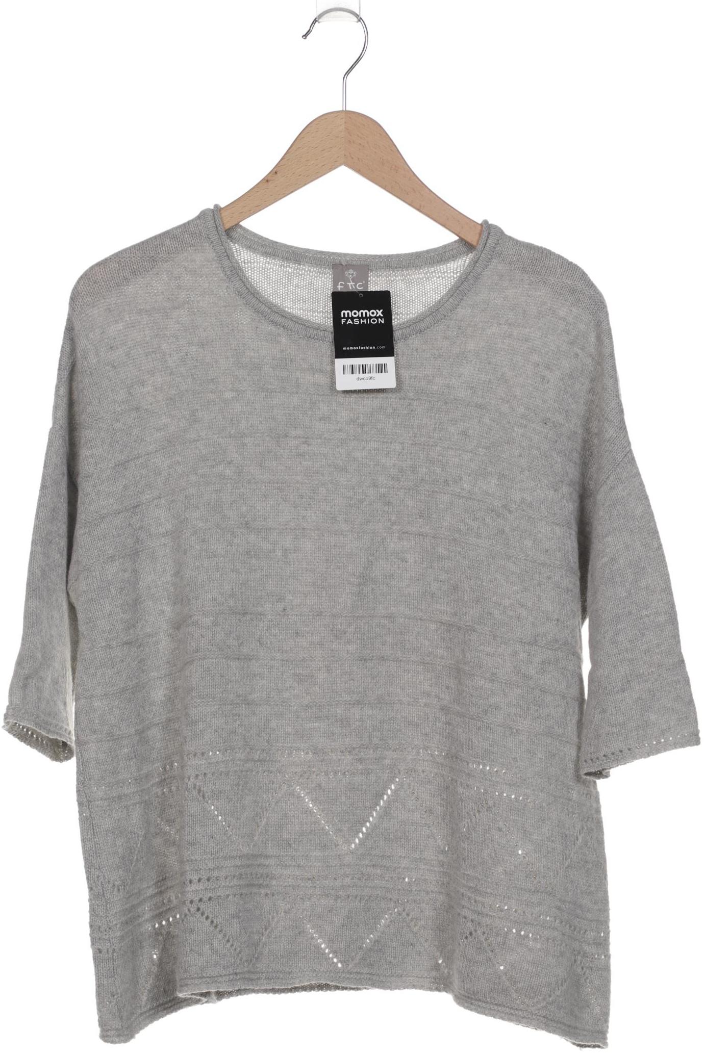 

FTC Cashmere Damen Pullover, grau, Gr. 36