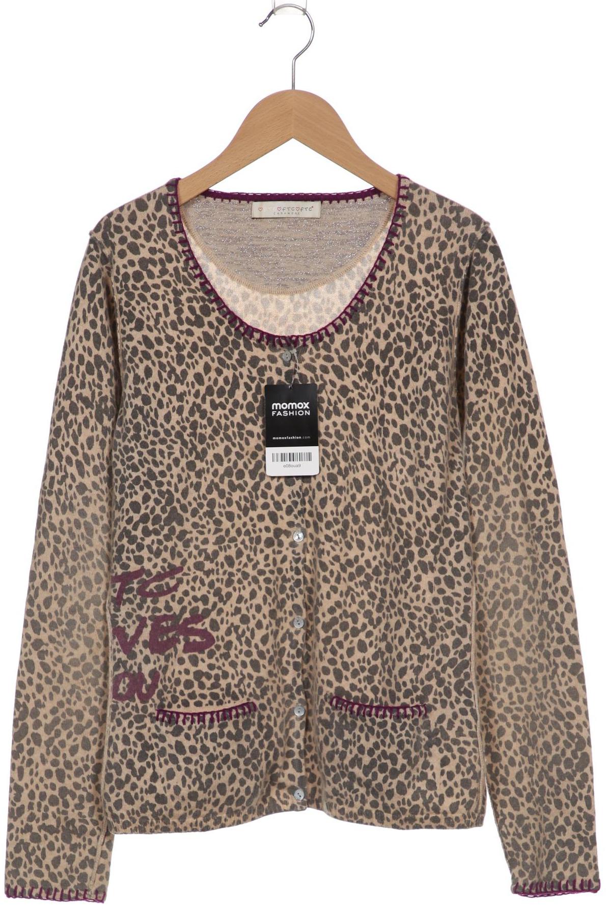 

FTC Cashmere Damen Strickjacke, beige, Gr. 38