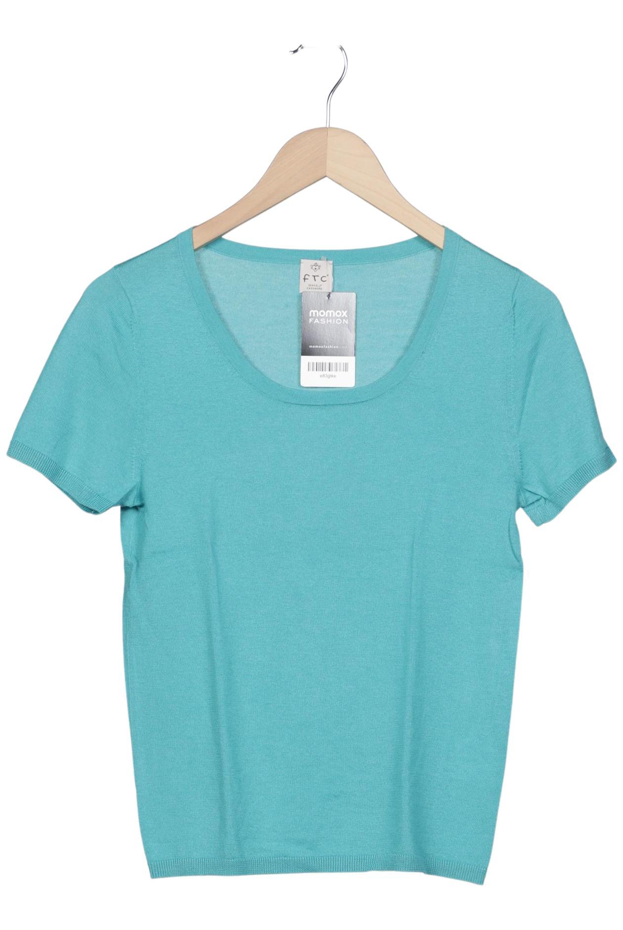 

FTC Cashmere Damen Pullover, türkis, Gr. 36
