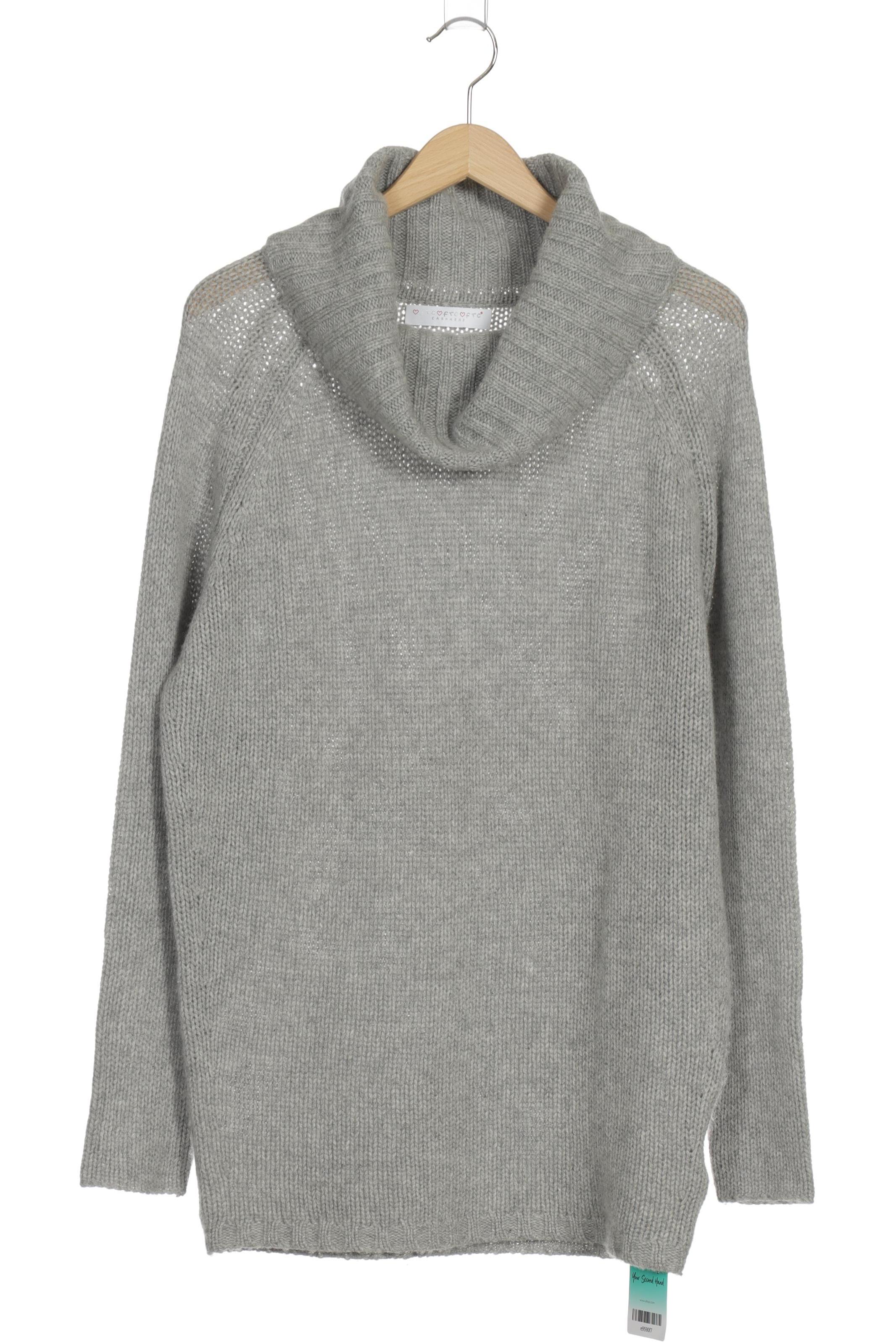

FTC Cashmere Damen Pullover, grau, Gr. 38