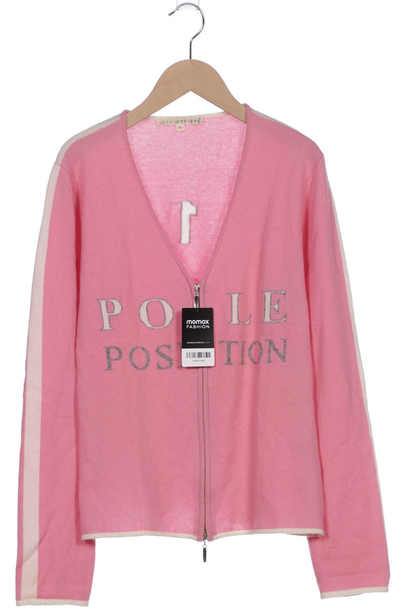 

FTC Cashmere Damen Strickjacke, pink, Gr. 44