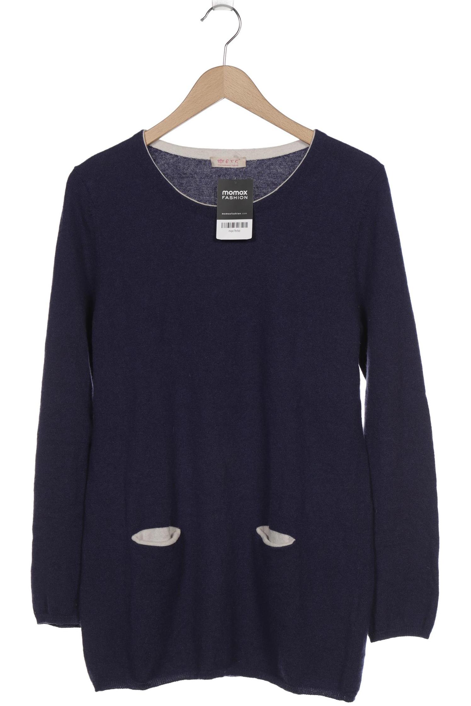 

FTC Cashmere Damen Pullover, marineblau, Gr. 44