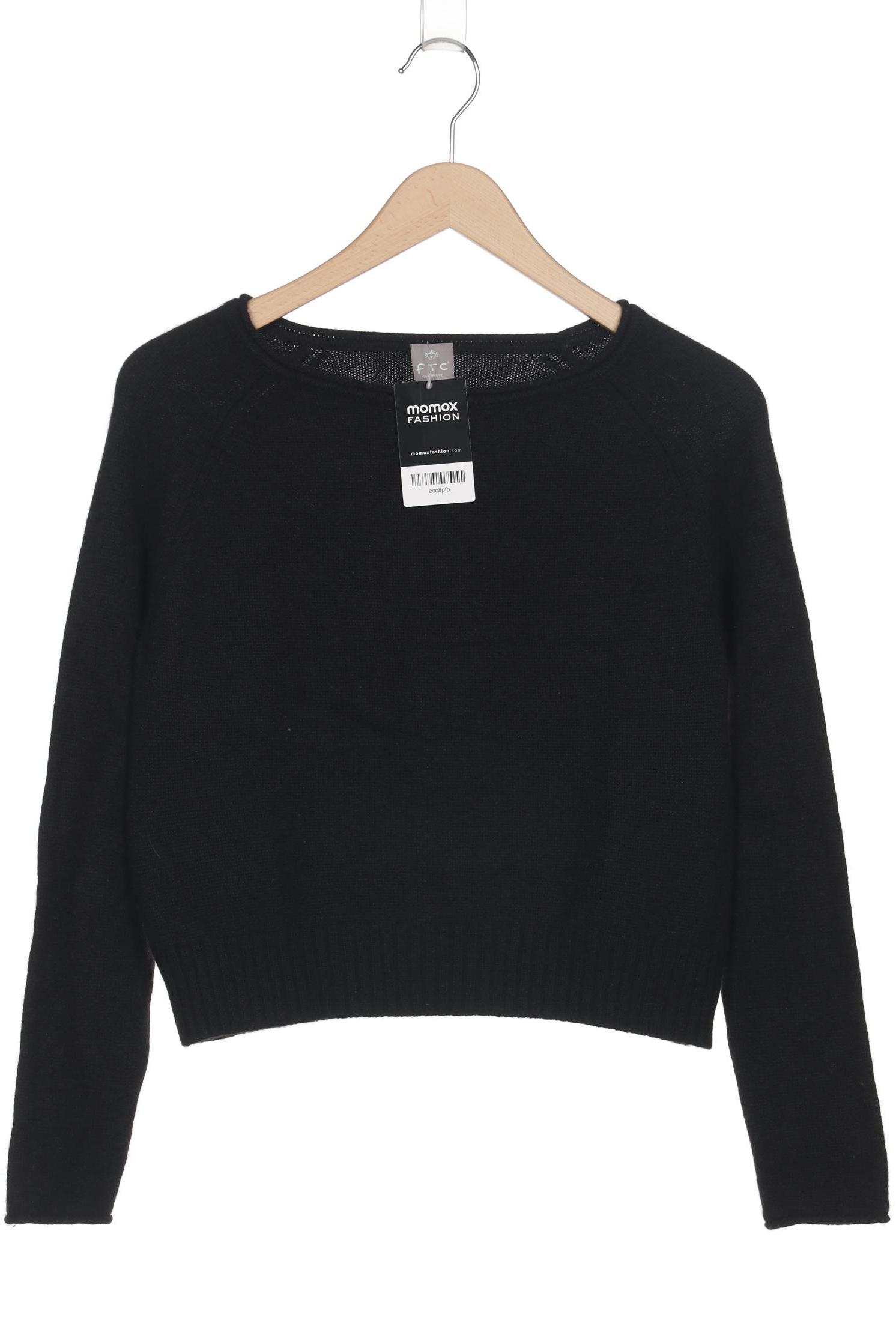 

FTC Cashmere Damen Pullover, schwarz, Gr. 36