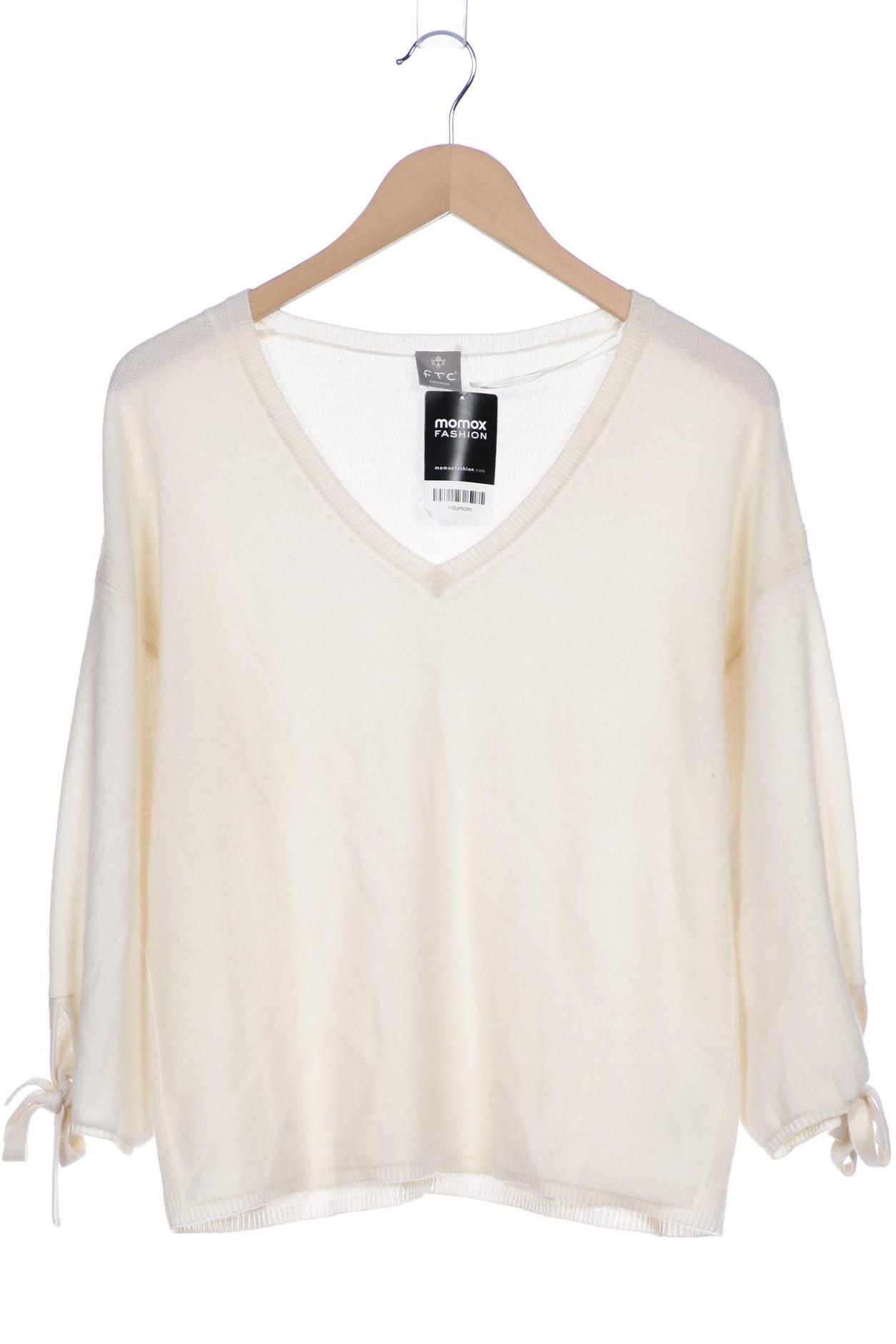 

FTC Cashmere Damen Pullover, cremeweiß, Gr. 34