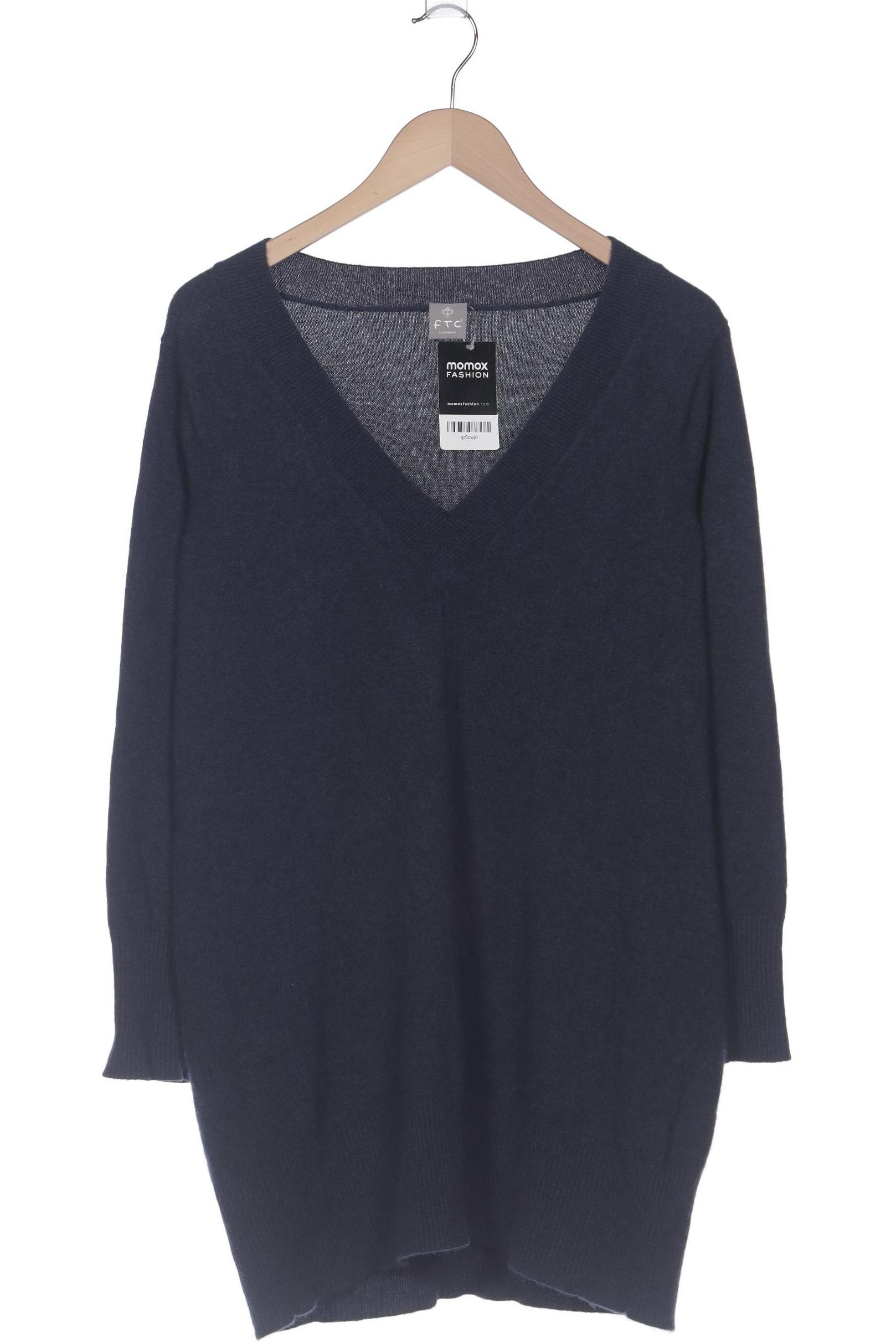 

FTC Cashmere Damen Pullover, marineblau, Gr. 34