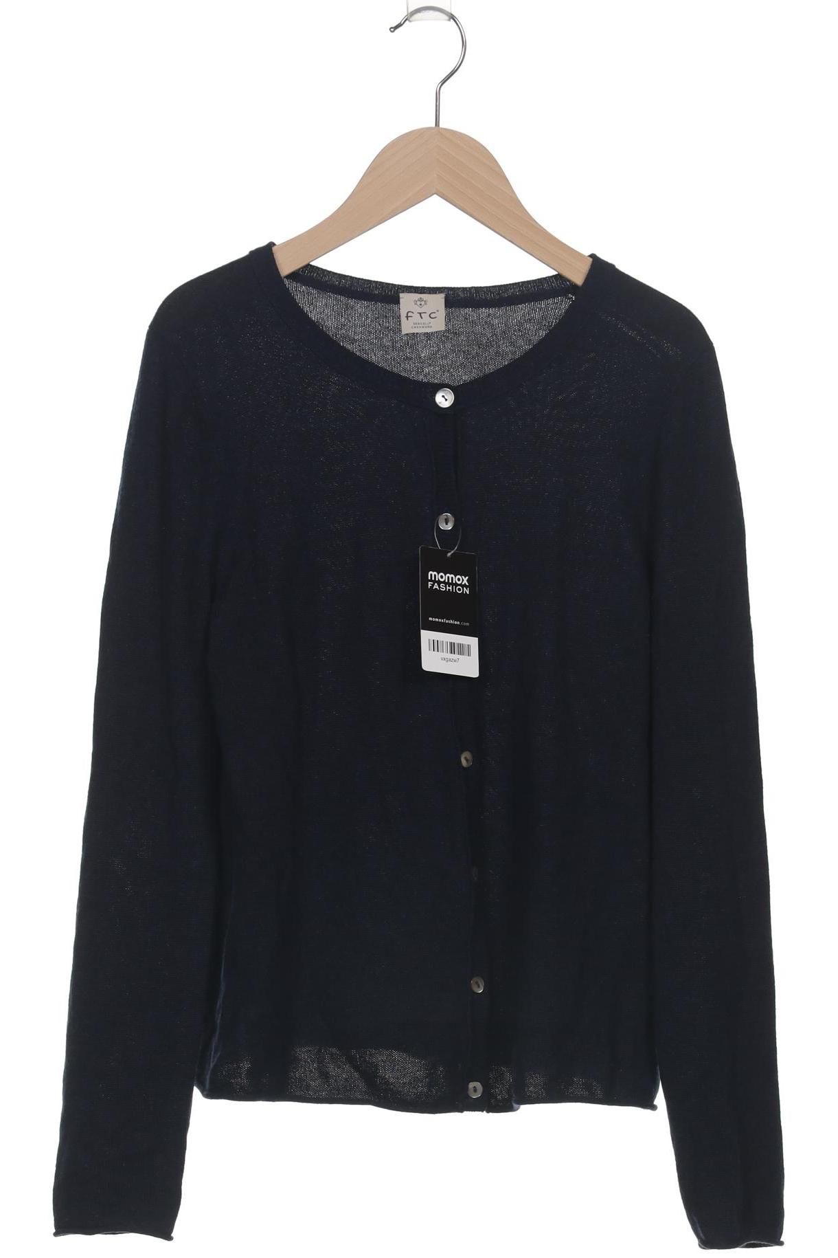 

FTC Cashmere Damen Strickjacke, marineblau, Gr. 42