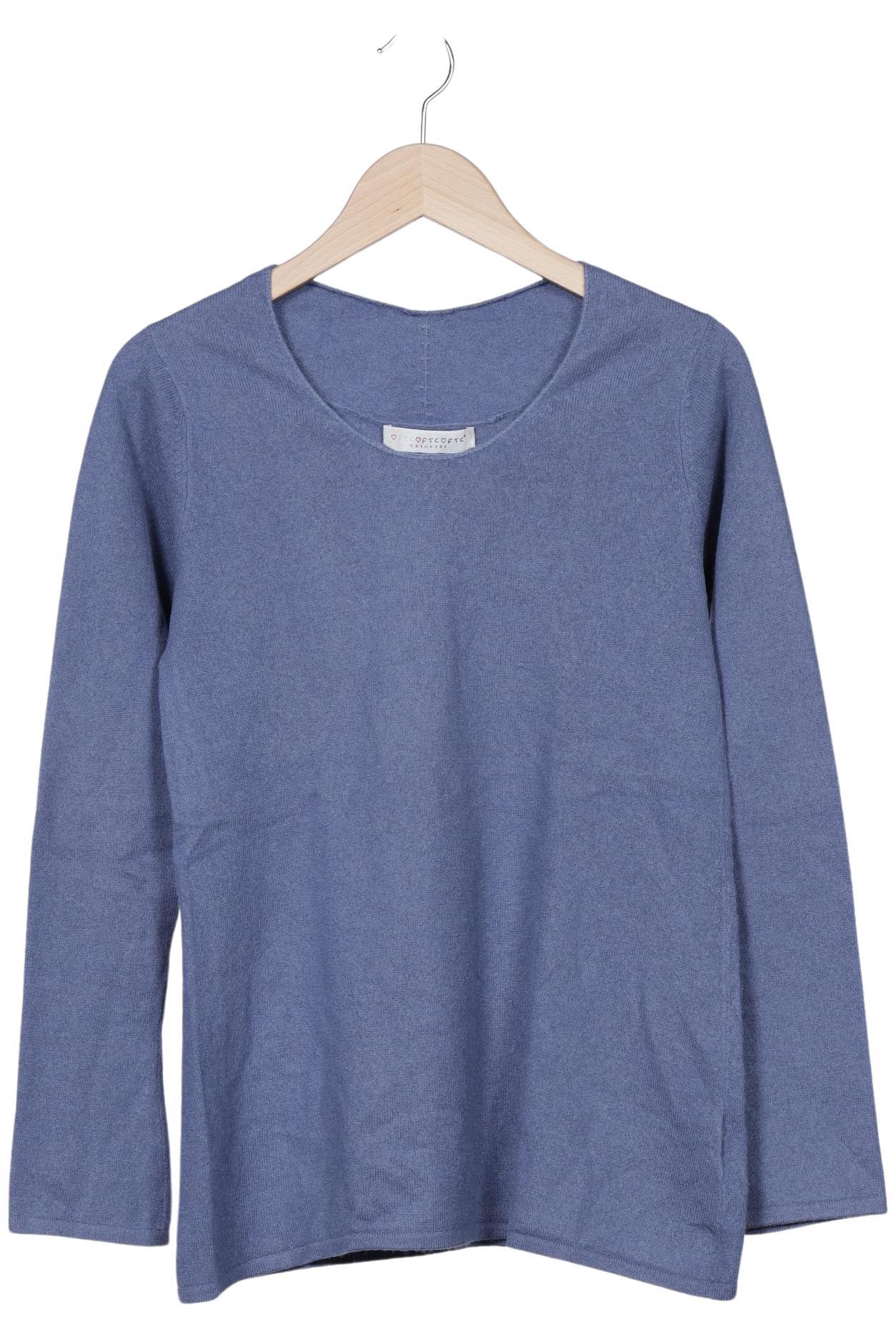 

FTC Cashmere Damen Pullover, blau, Gr. 36