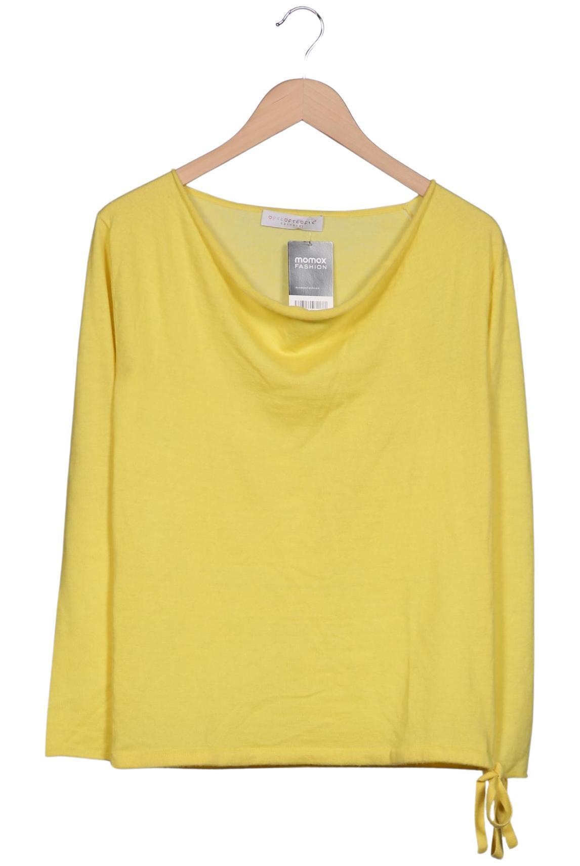 

FTC Cashmere Damen Pullover, gelb, Gr. 38