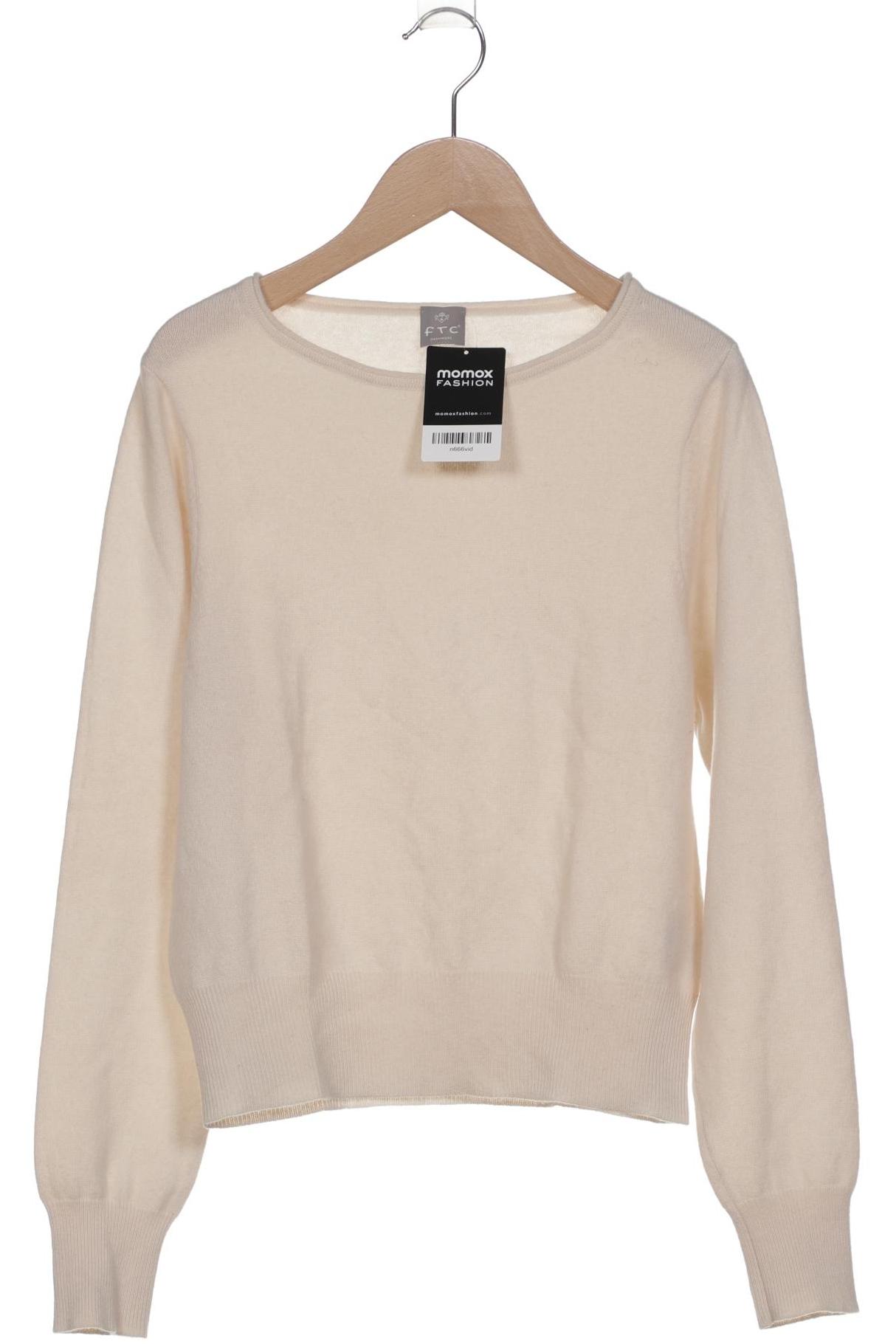 

FTC Cashmere Damen Pullover, cremeweiß, Gr. 38
