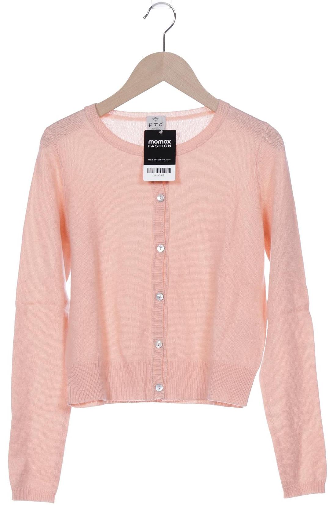 

FTC Cashmere Damen Strickjacke, orange, Gr. 34