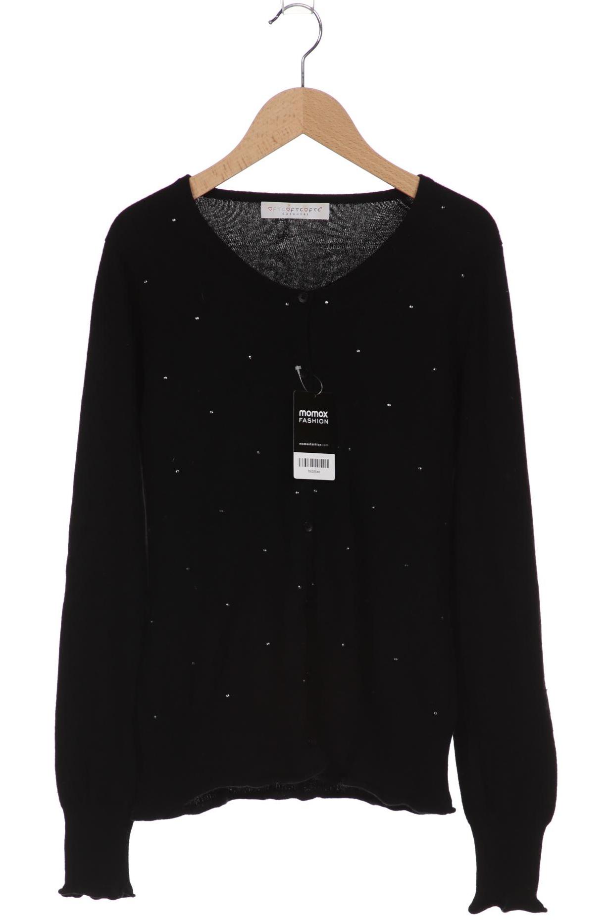

FTC Cashmere Damen Strickjacke, schwarz