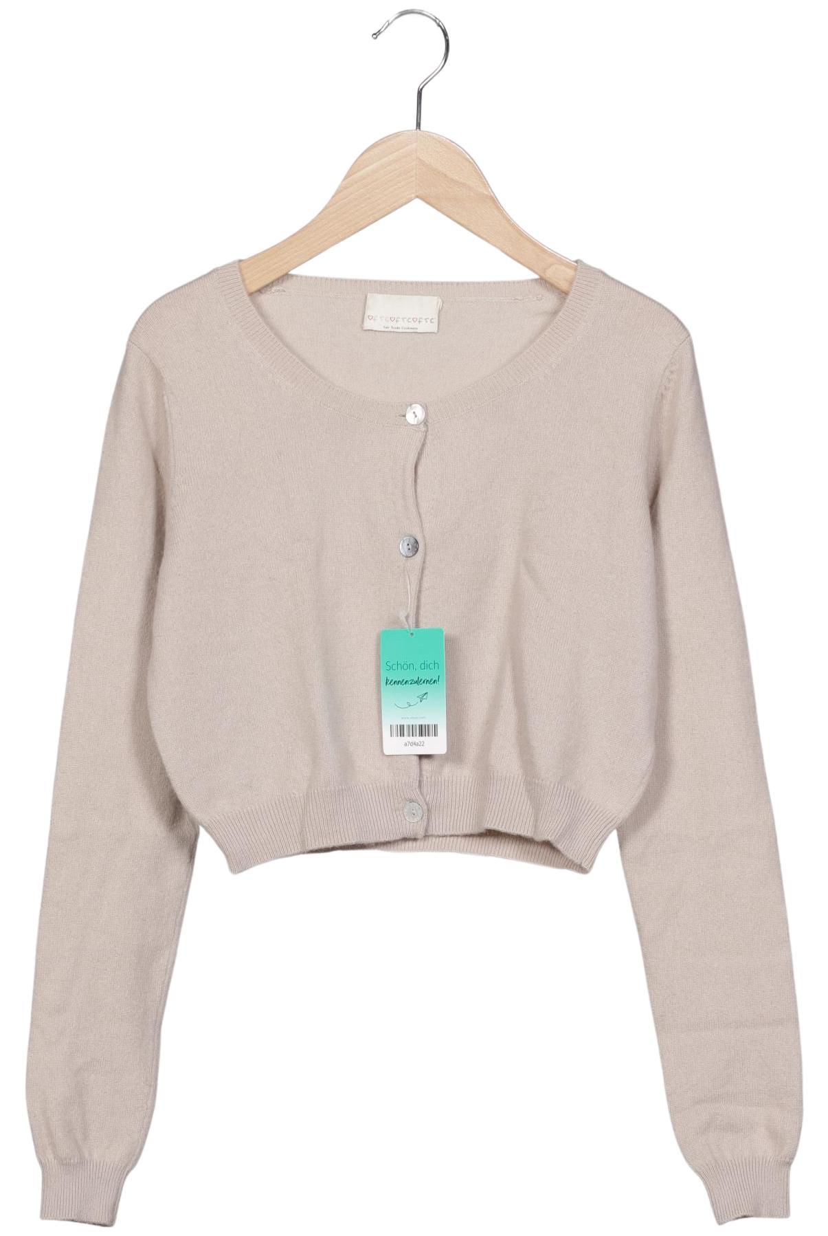 

FTC Cashmere Damen Strickjacke, beige, Gr. 38