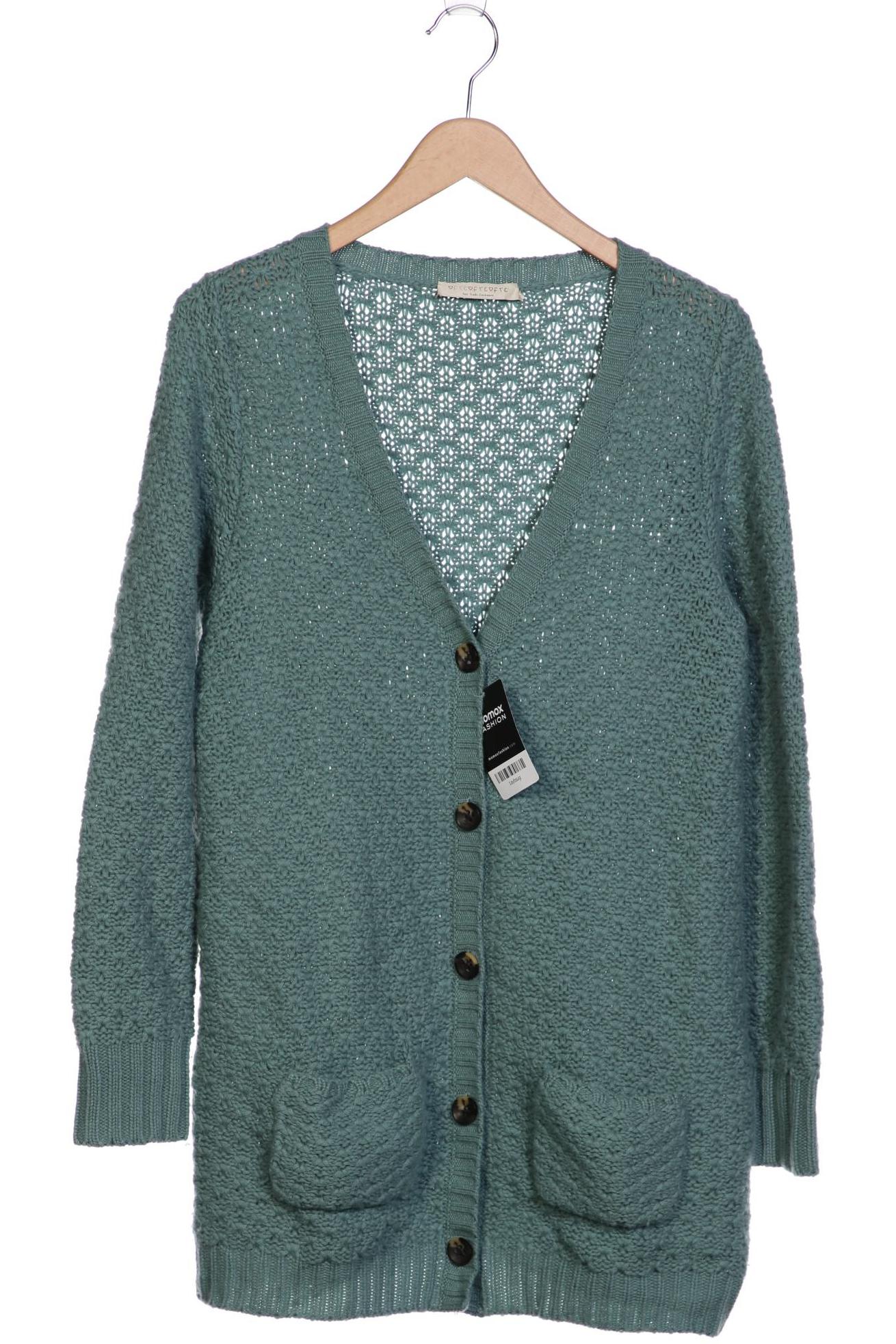 

FTC Cashmere Damen Strickjacke, türkis, Gr. 42