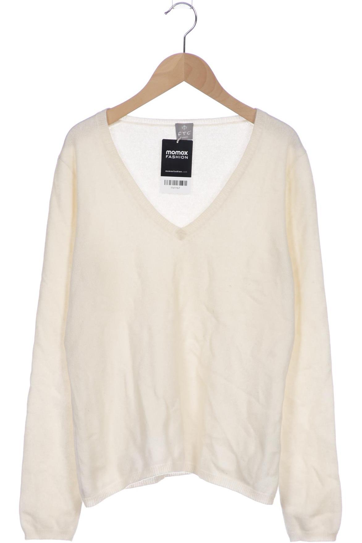 

FTC Cashmere Damen Pullover, cremeweiß, Gr. 42
