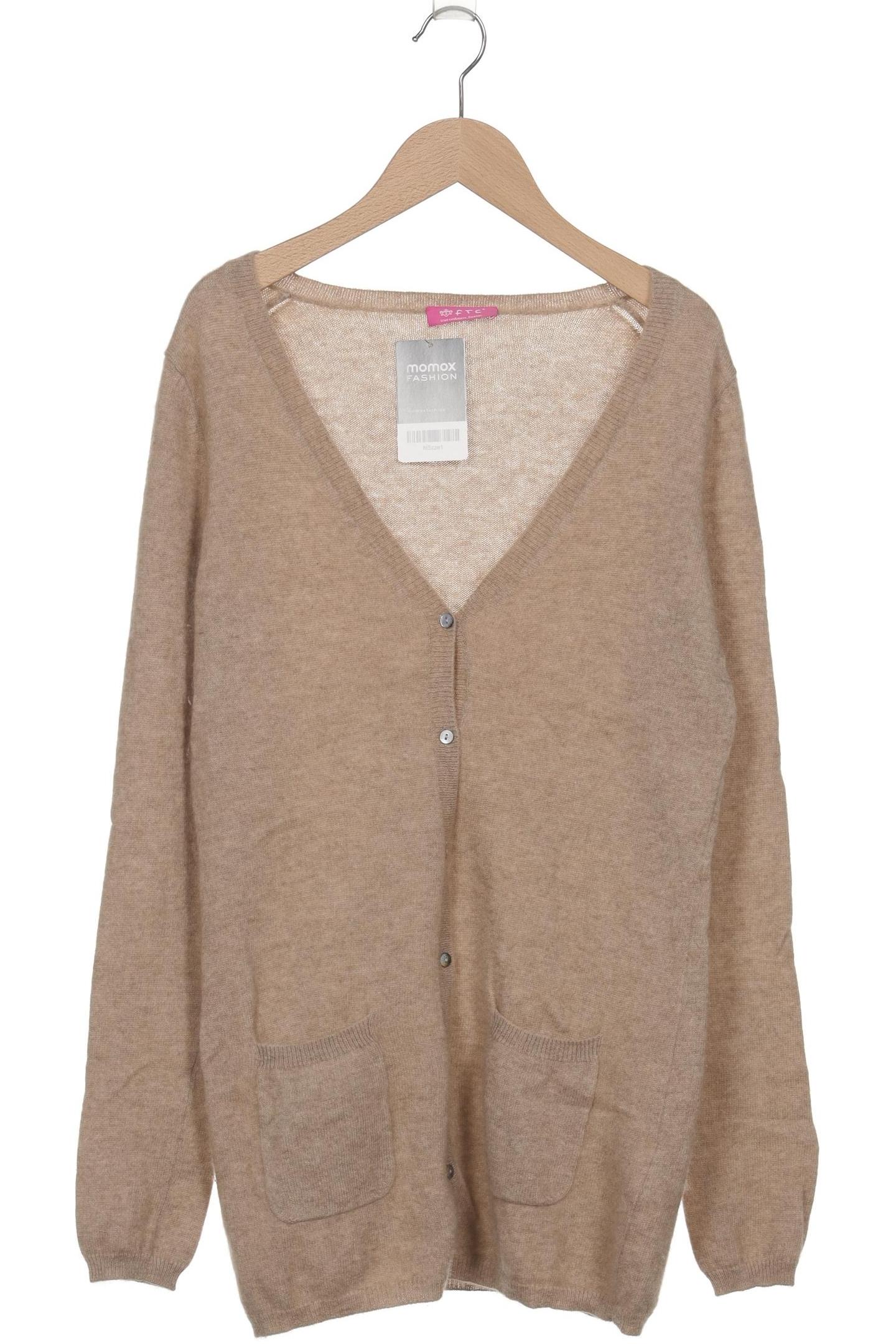 

FTC Cashmere Damen Strickjacke, braun, Gr. 36