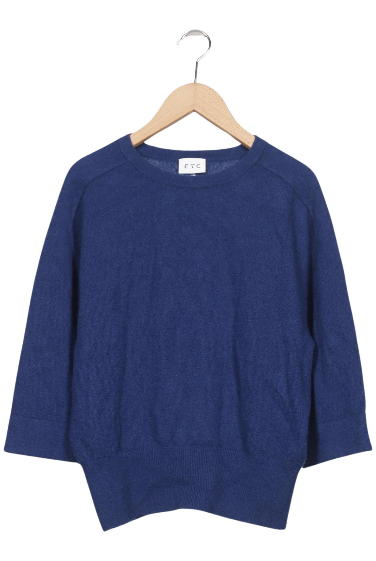 

FTC Cashmere Damen Pullover, marineblau, Gr. 34