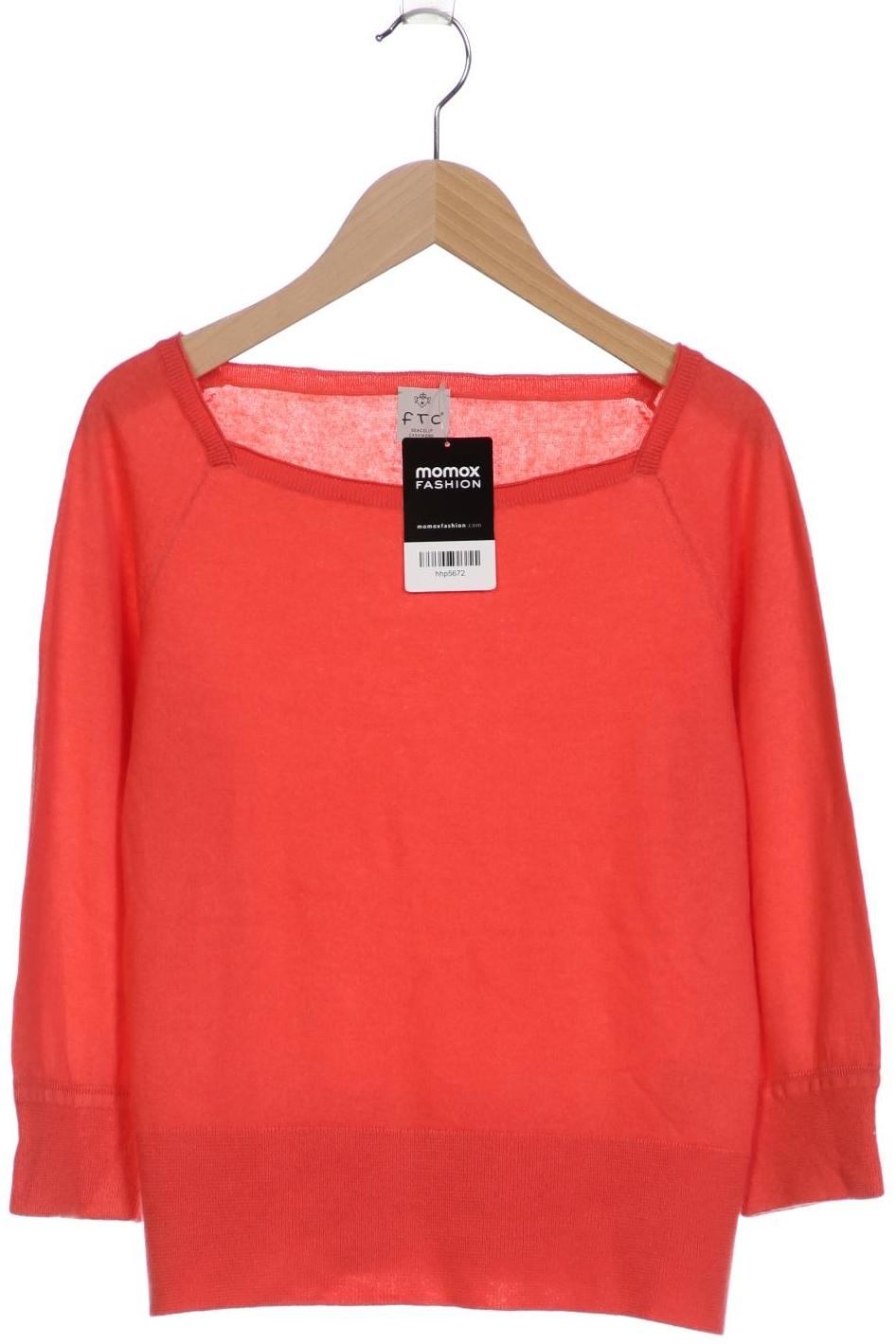 

FTC Cashmere Damen Pullover, orange, Gr. 38