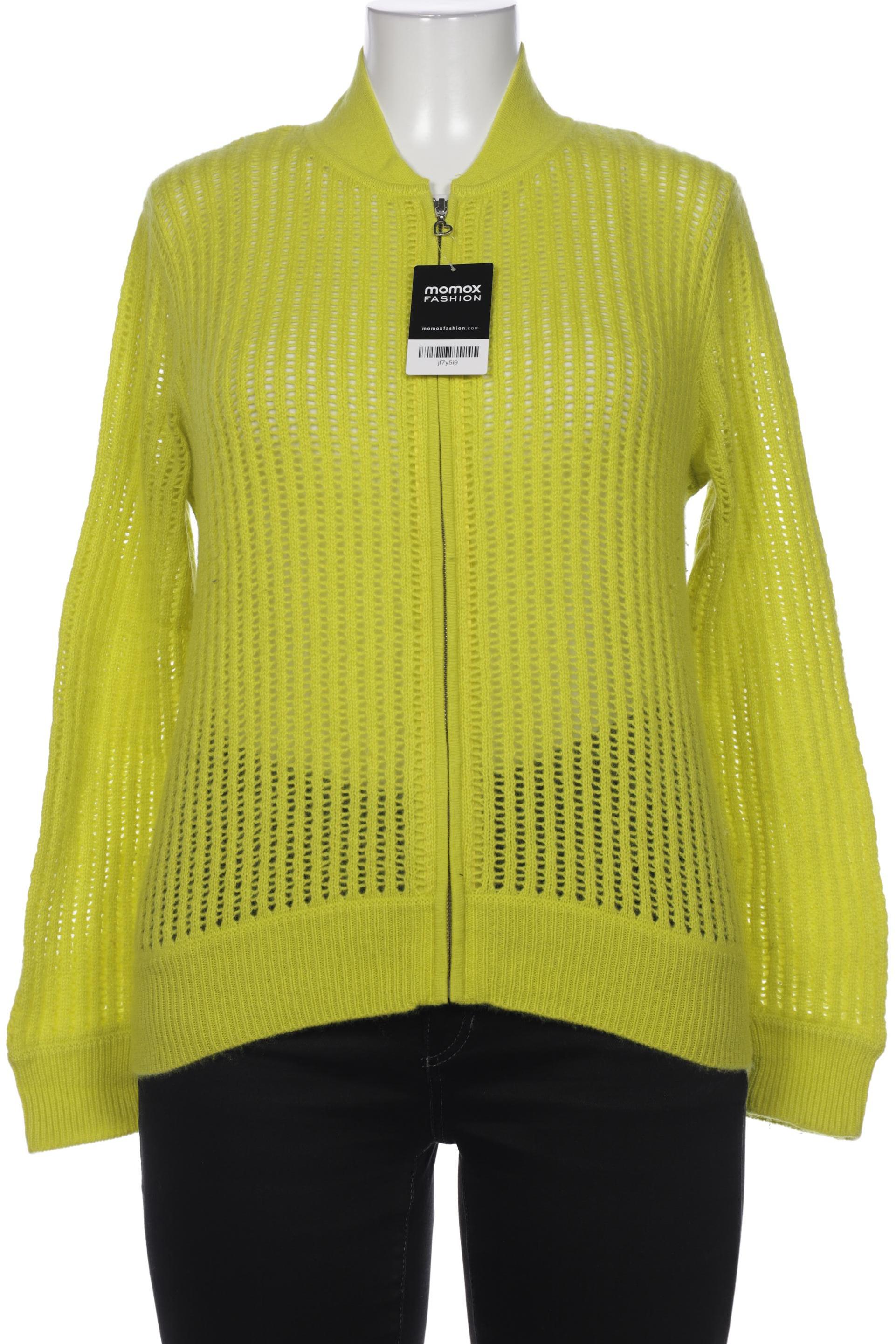 

FTC Cashmere Damen Strickjacke, gelb, Gr. 44