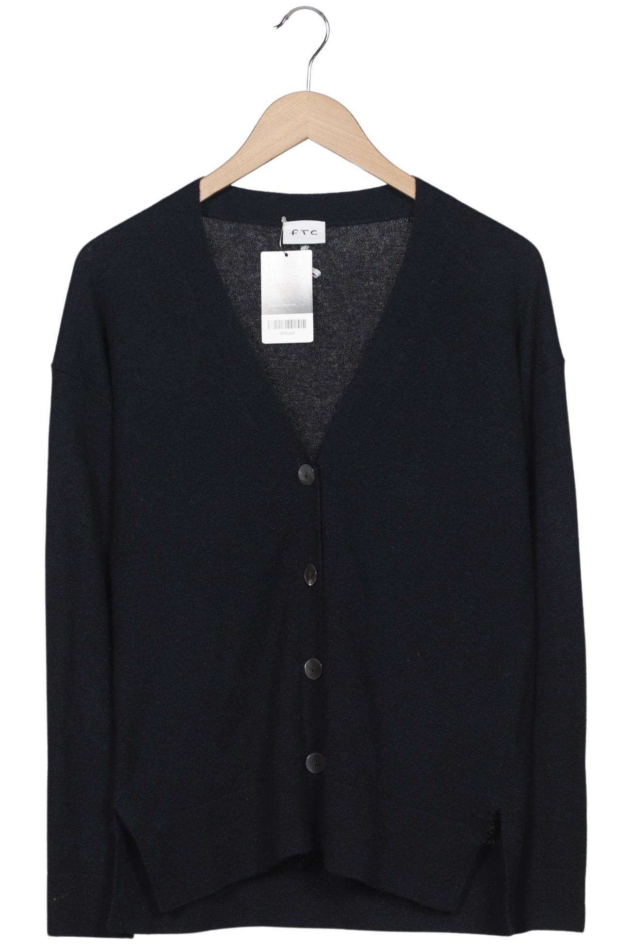 

FTC Cashmere Damen Strickjacke, marineblau, Gr. 38