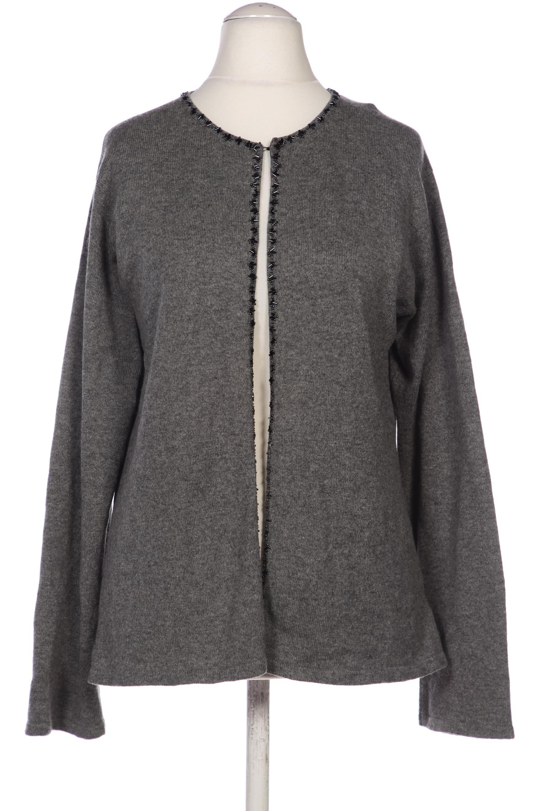 

FTC Cashmere Damen Strickjacke, grau, Gr. 36