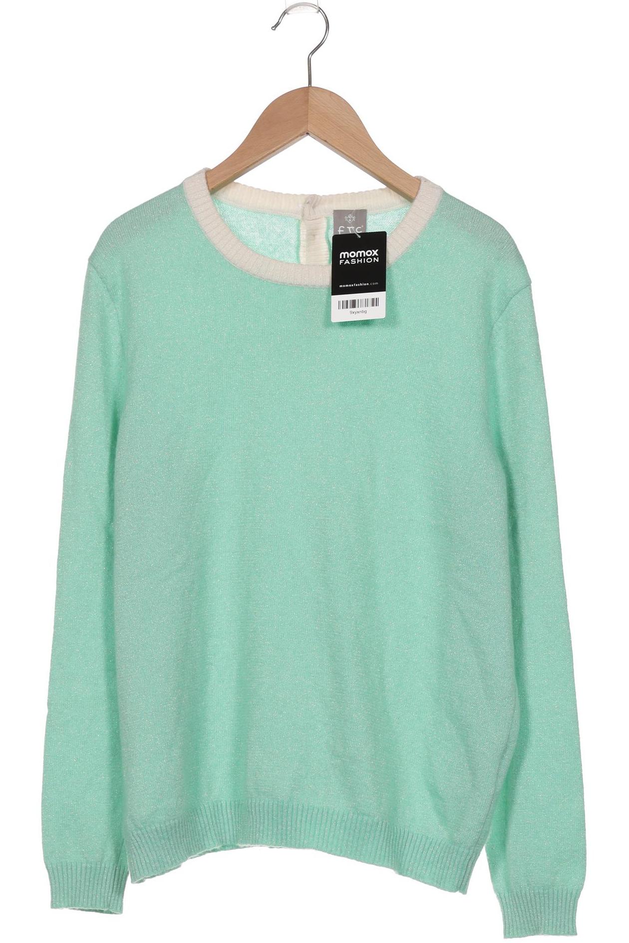 

FTC Cashmere Damen Pullover, grün, Gr. 38